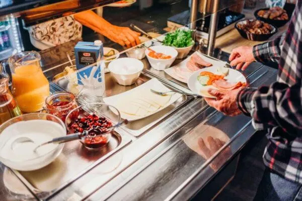 Breakfast in Hotel Salora