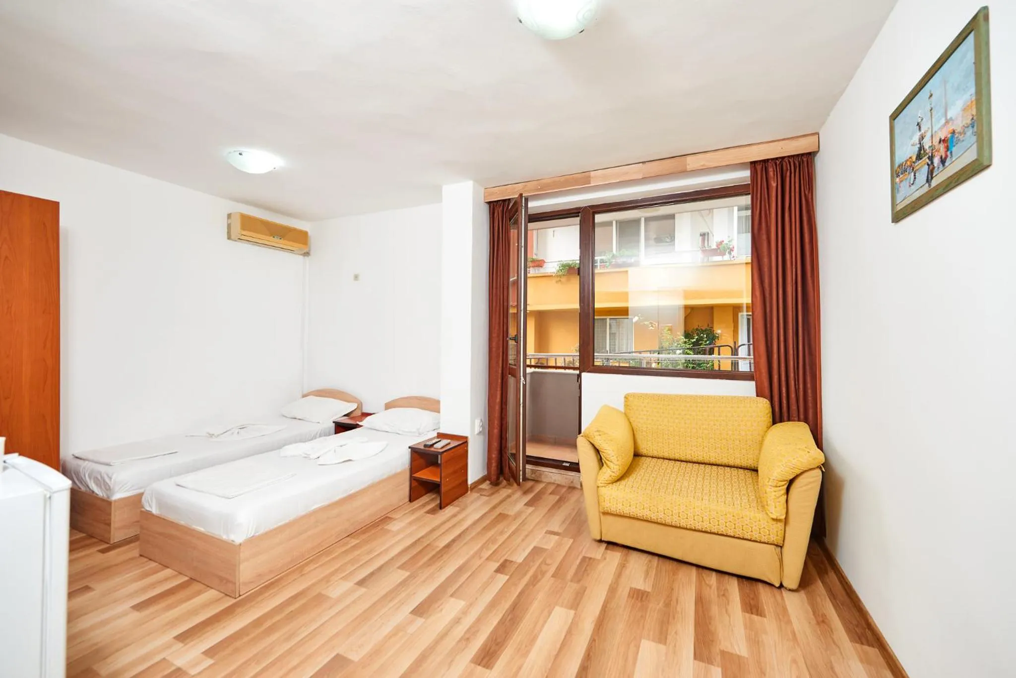 Bed in Hotel Koral