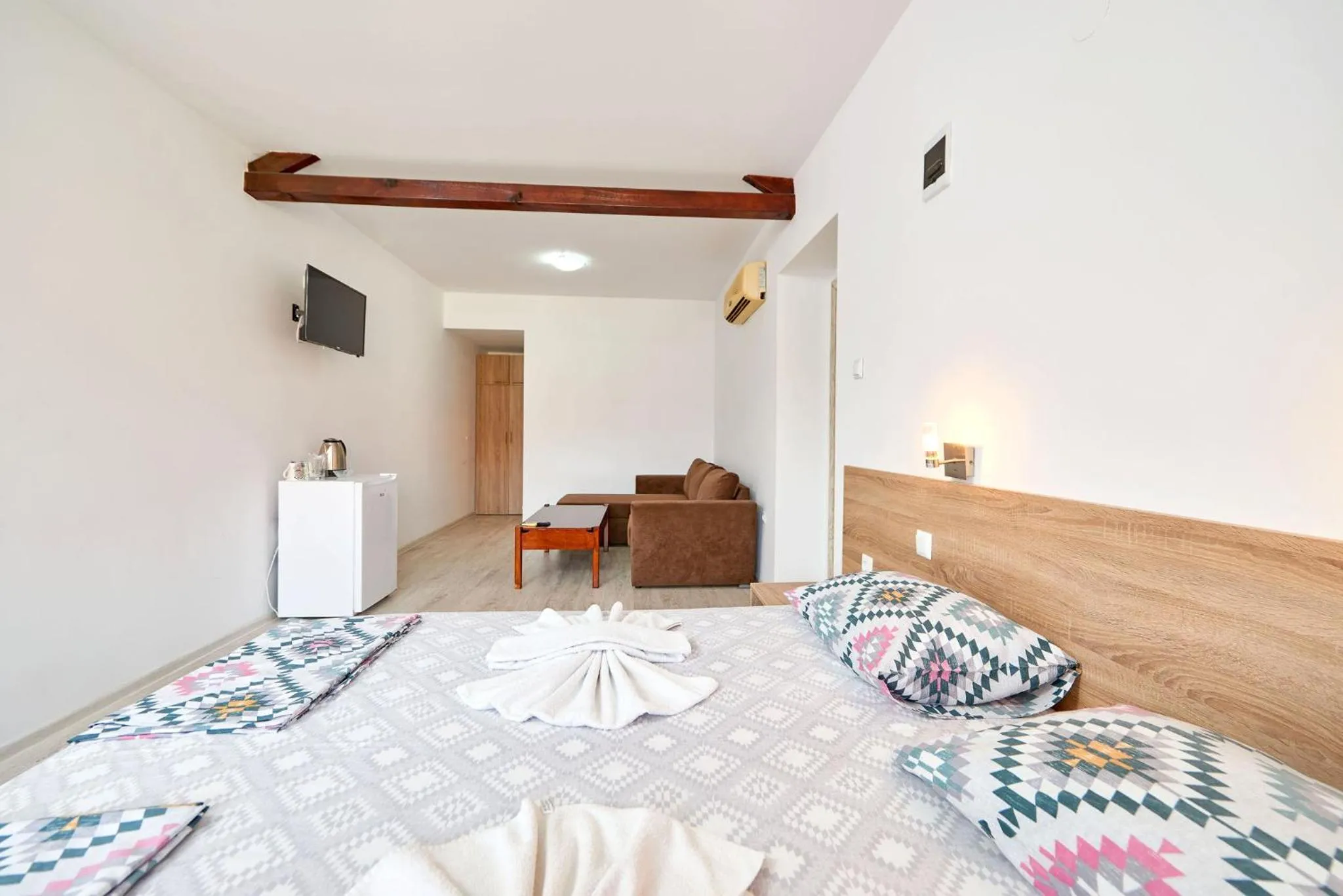 Bed in Hotel Koral