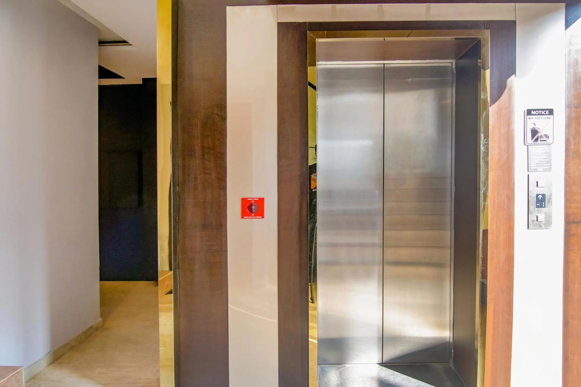 elevator in FabHotel Prime K9 Crown