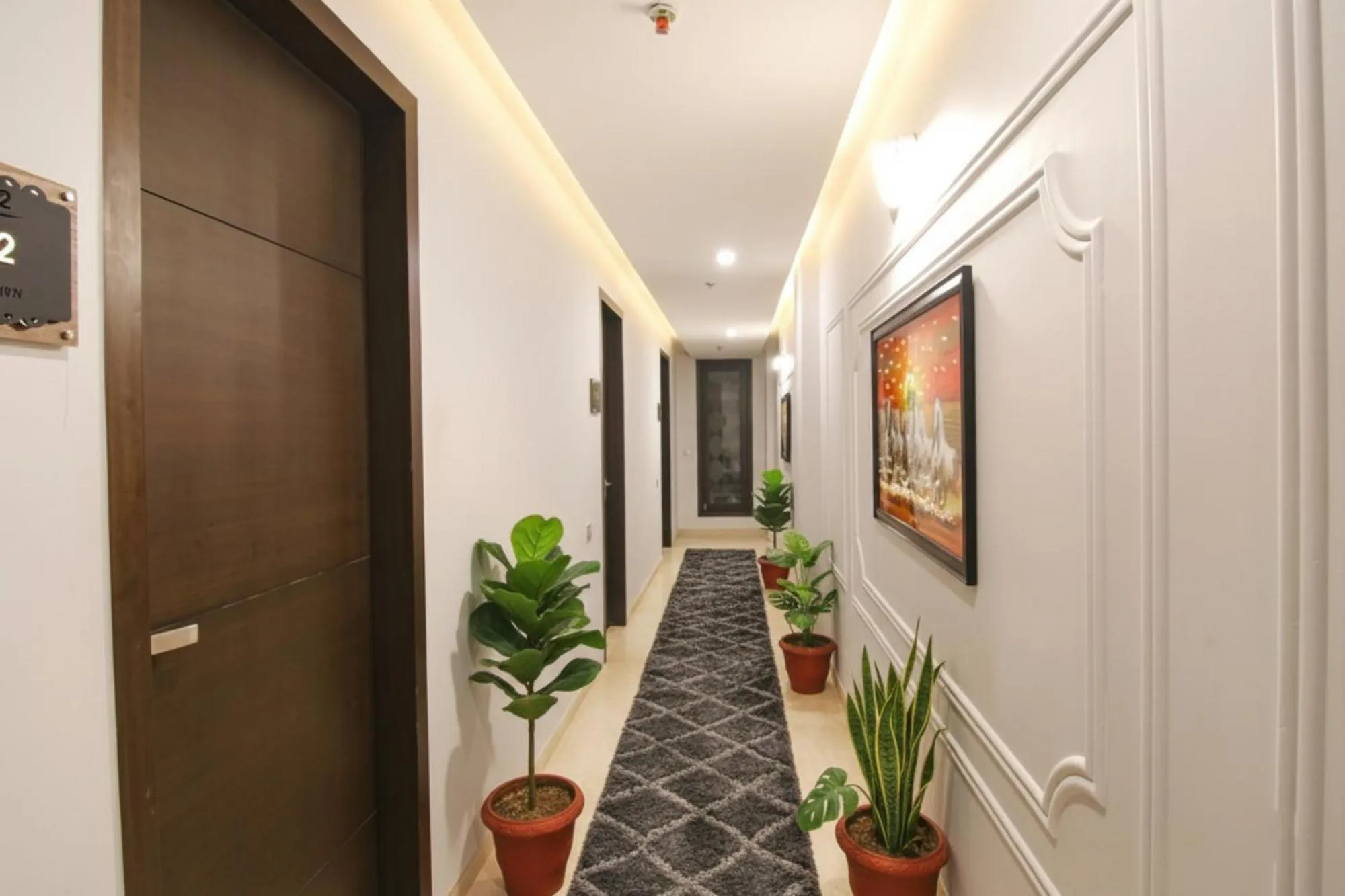 Lobby or reception in FabHotel Prime K9 Crown