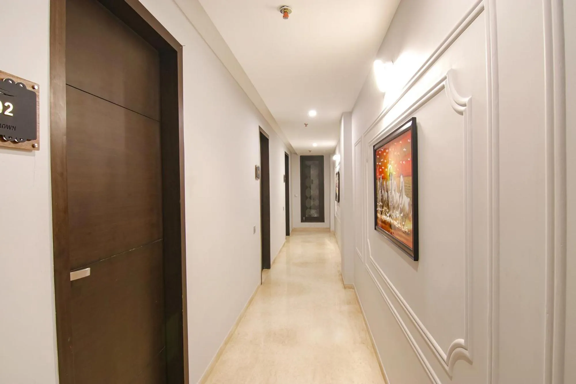 Lobby or reception in FabHotel Prime K9 Crown