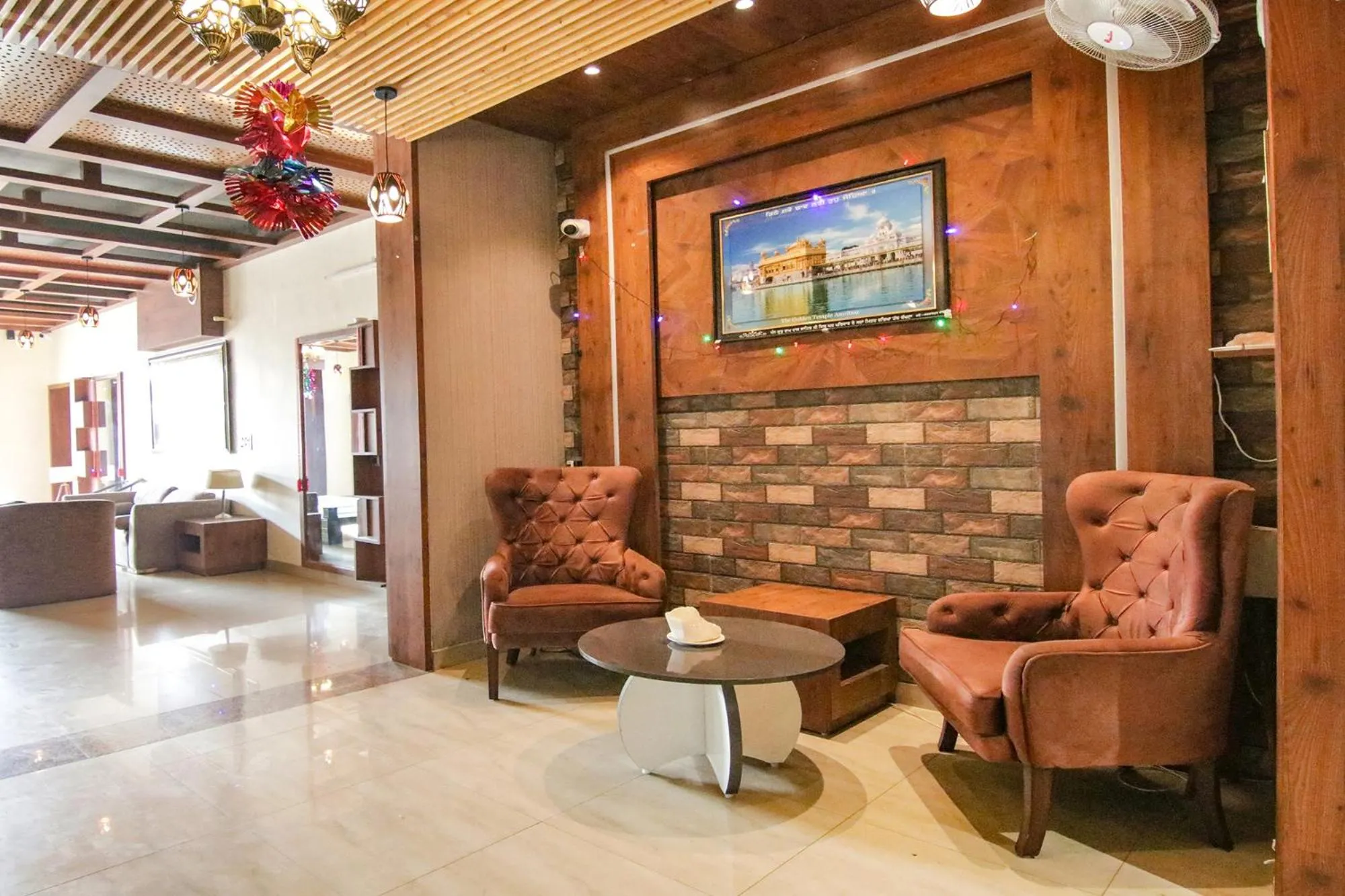 Seating area in FabHotel K9 Regency