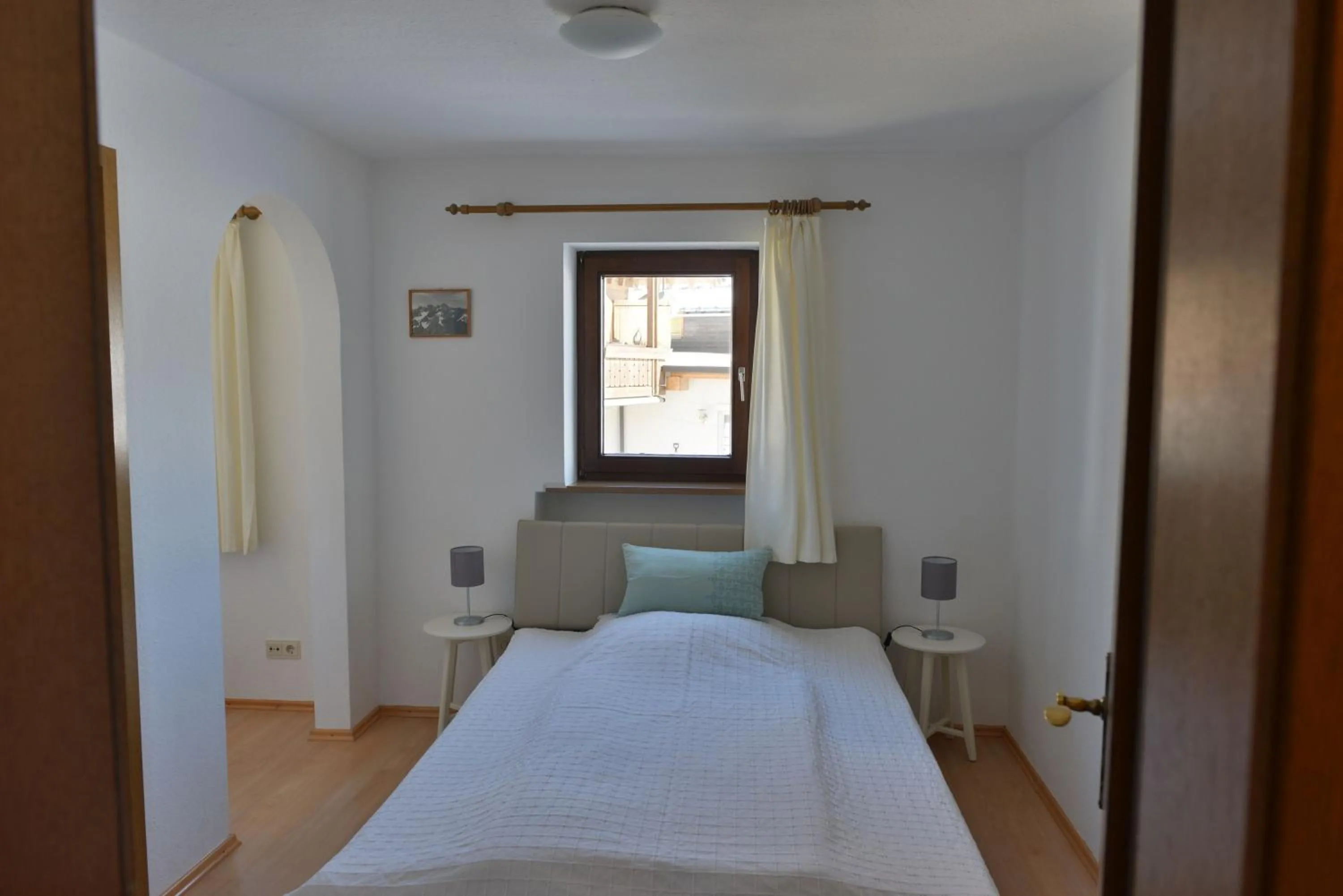 Bedroom, Bed in Bergführer-Hüsle