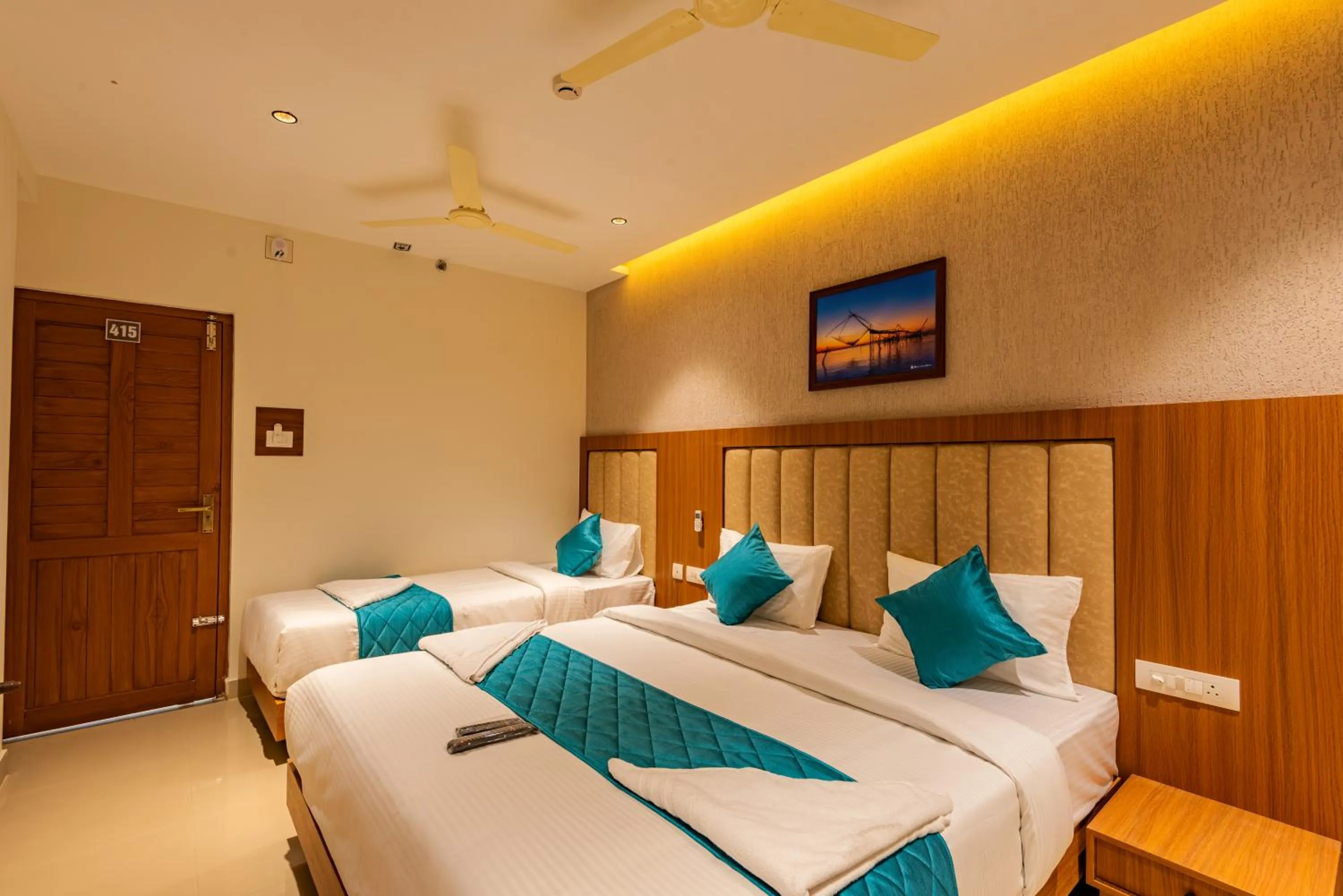 Bedroom, Bed in Hotel Stay Bella Kozhikode