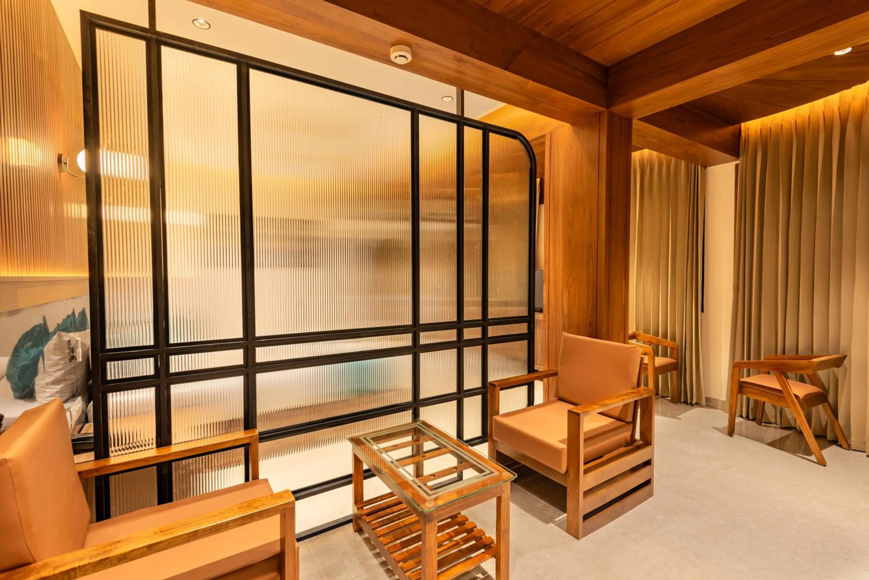 Seating area in Hotel Stay Bella Kozhikode