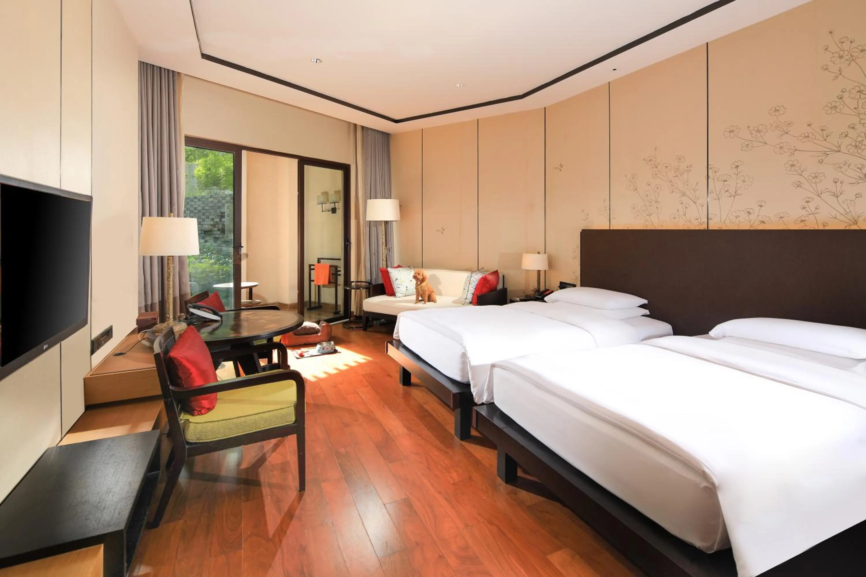 Bed in Hyatt Regency Chongming