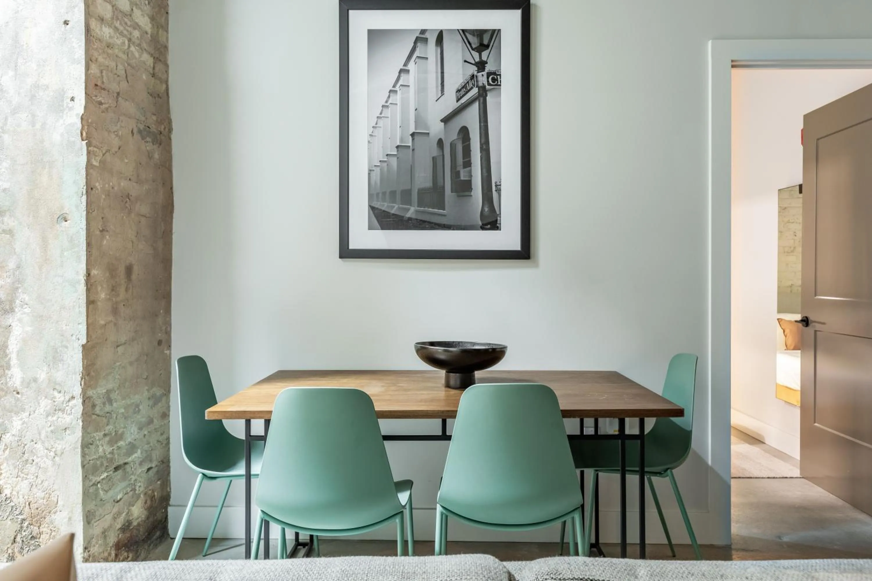 Living room in Ironworks Building