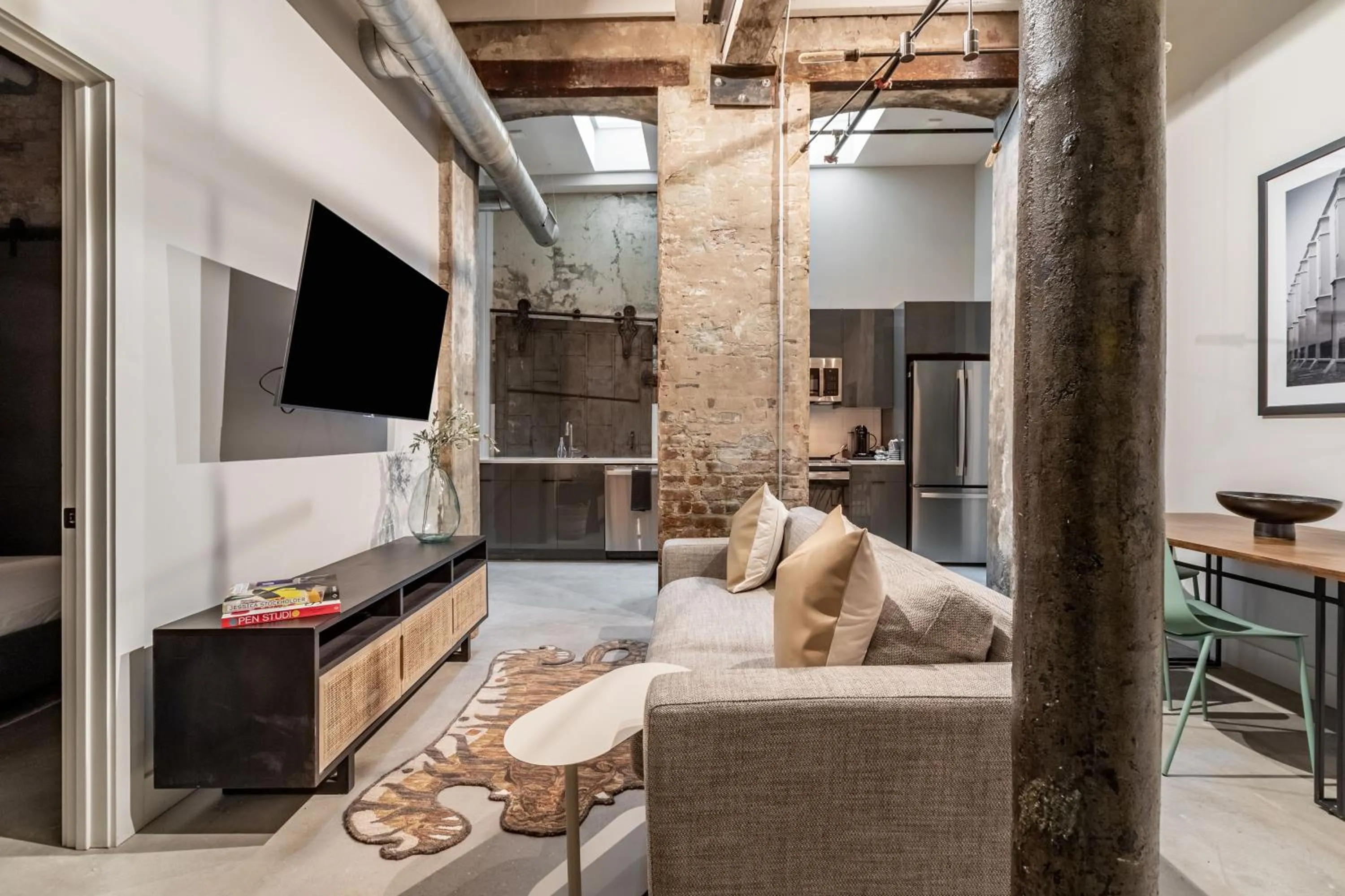 Living room in Ironworks Building