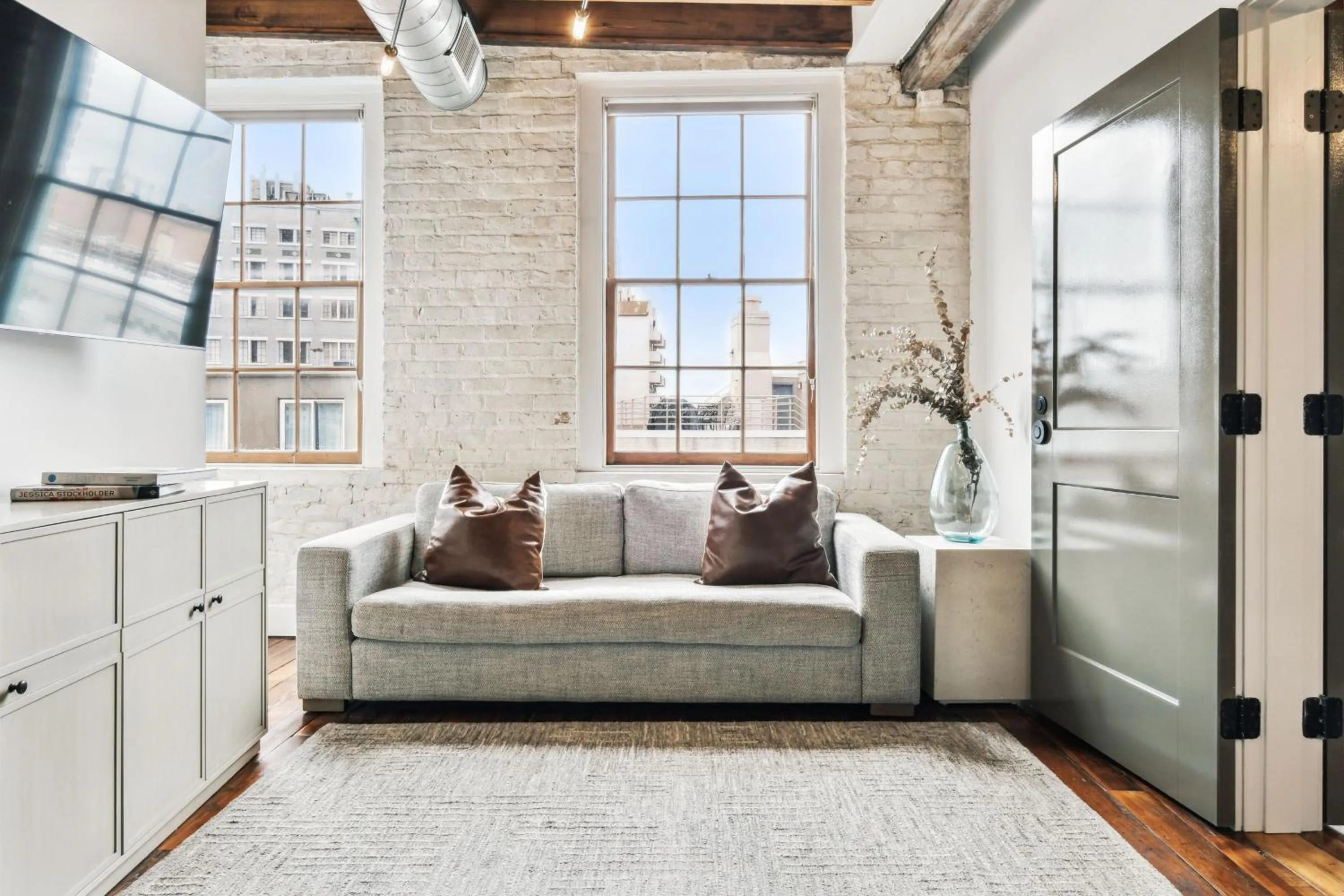 Living room in Ironworks Building