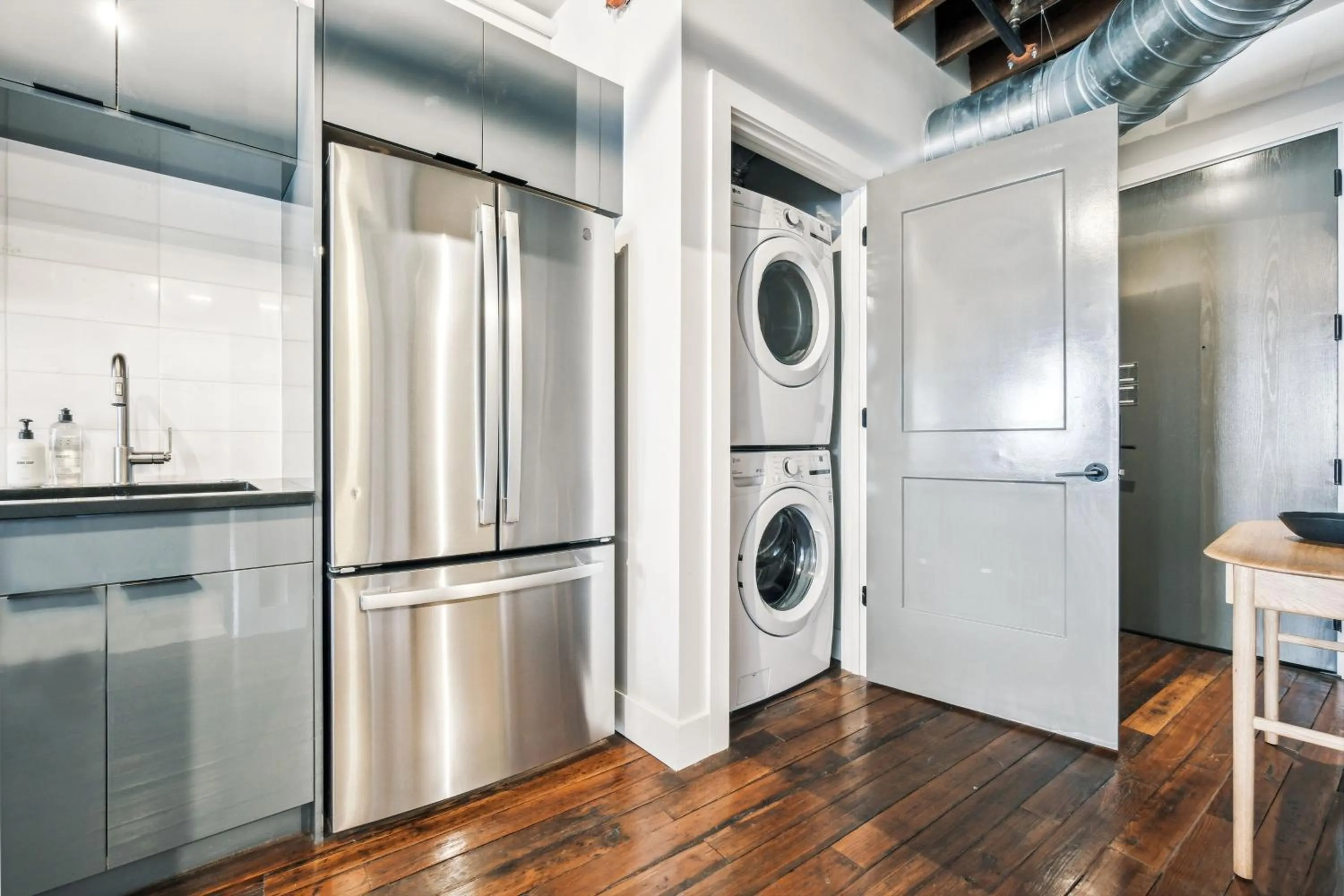 washing machine in Ironworks Building