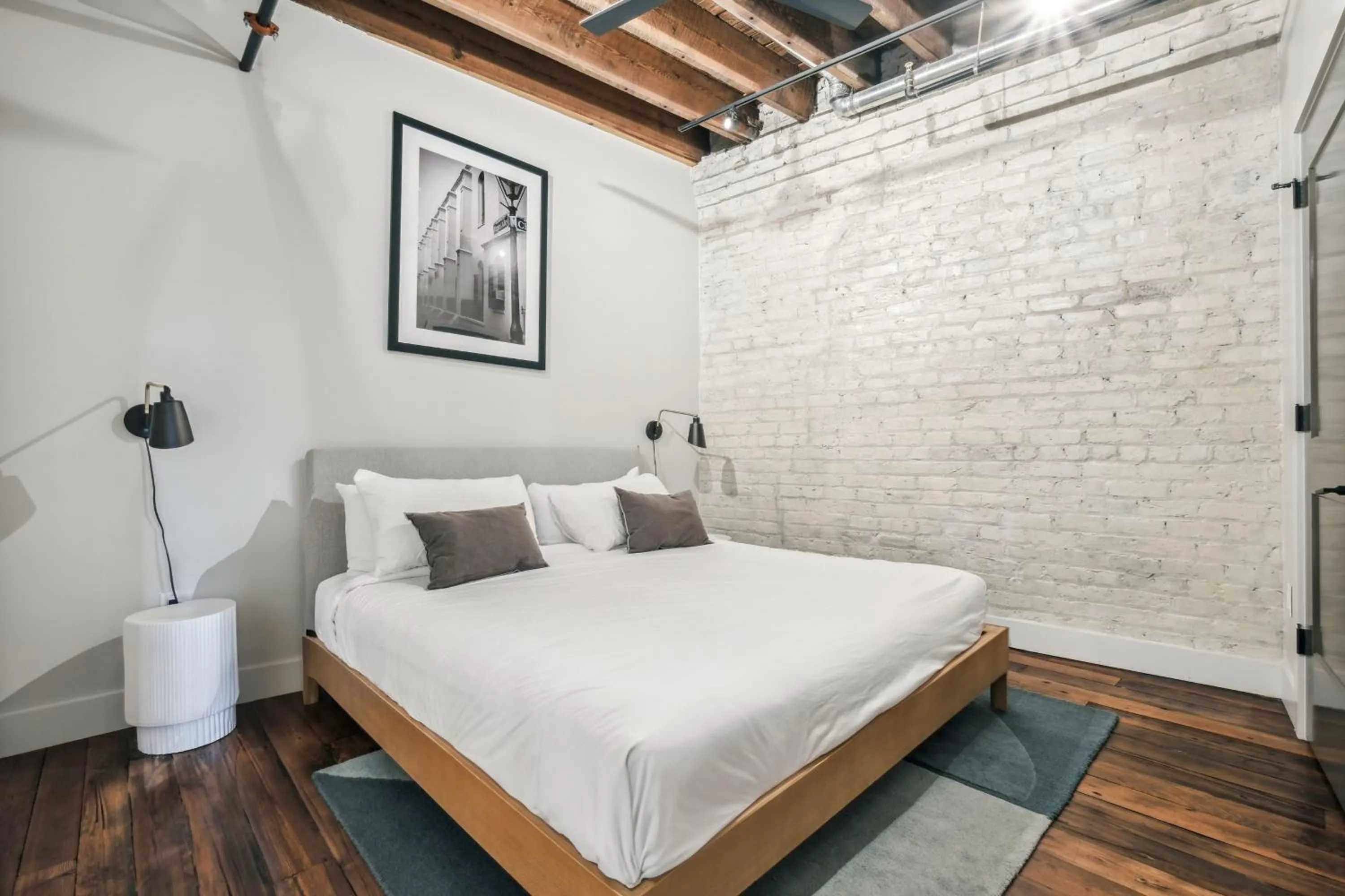 Bedroom, Bed in Ironworks Building