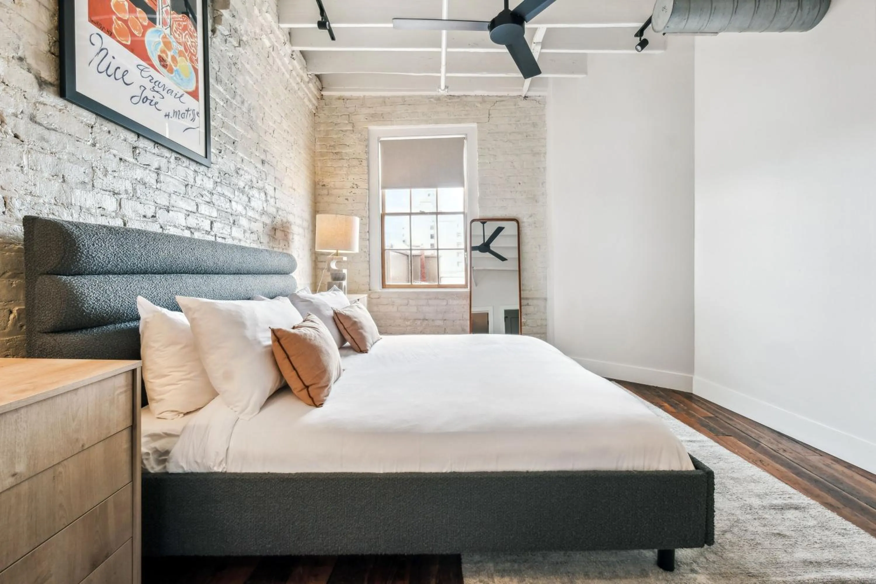 Bedroom, Bed in Ironworks Building