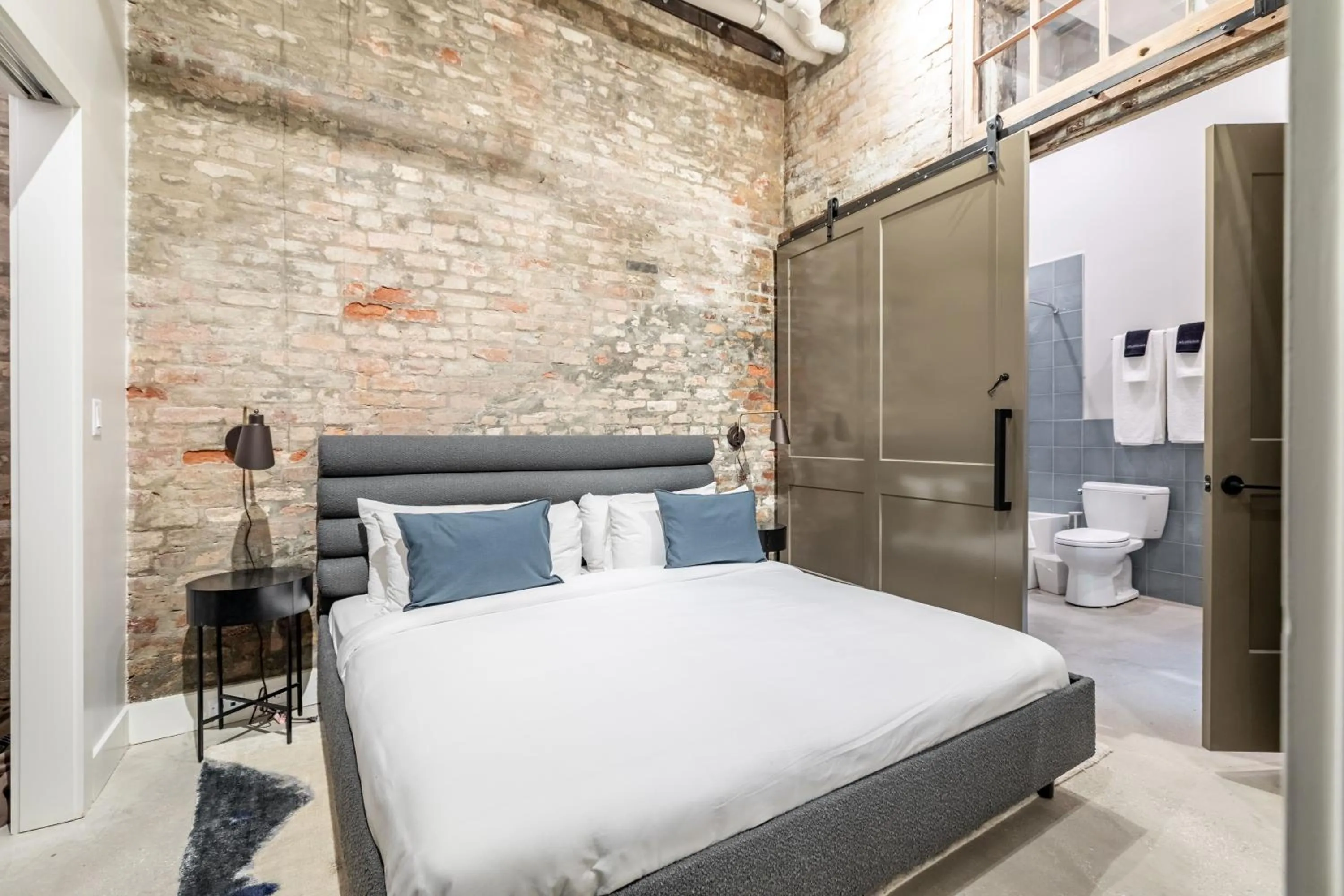 Bedroom, Bed in Ironworks Building