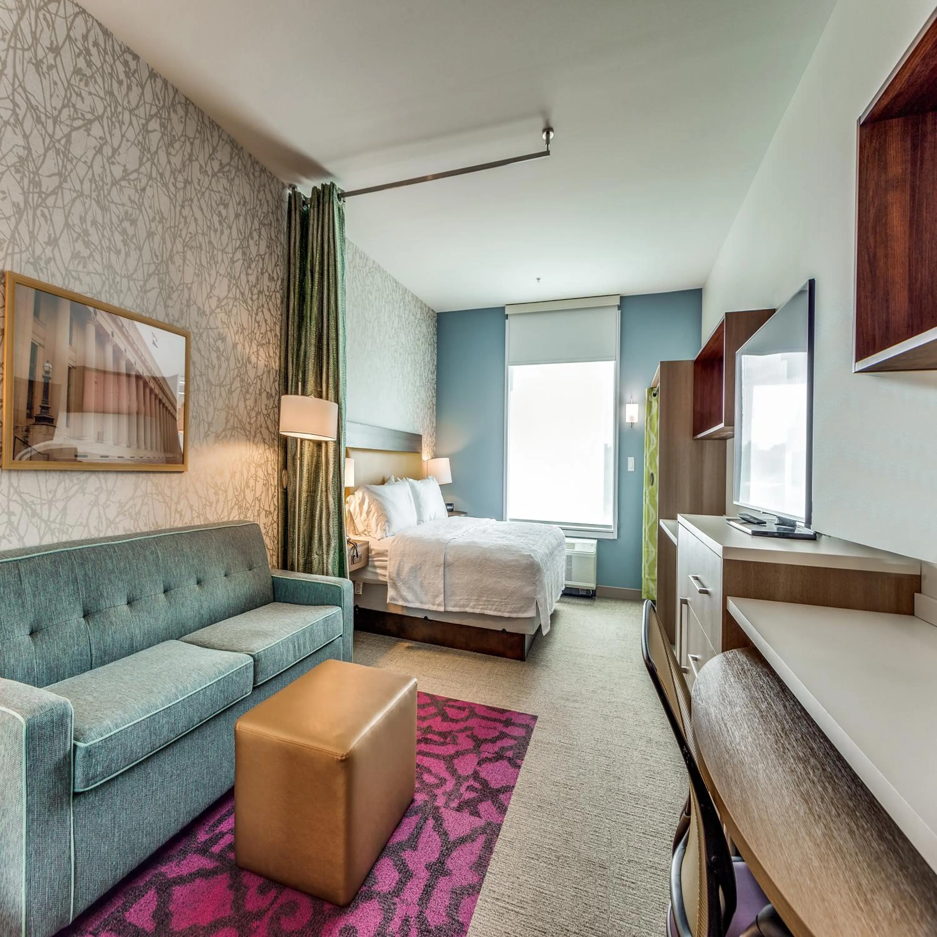 Bed in Home2 Suites By Hilton Fort Worth Arlington West