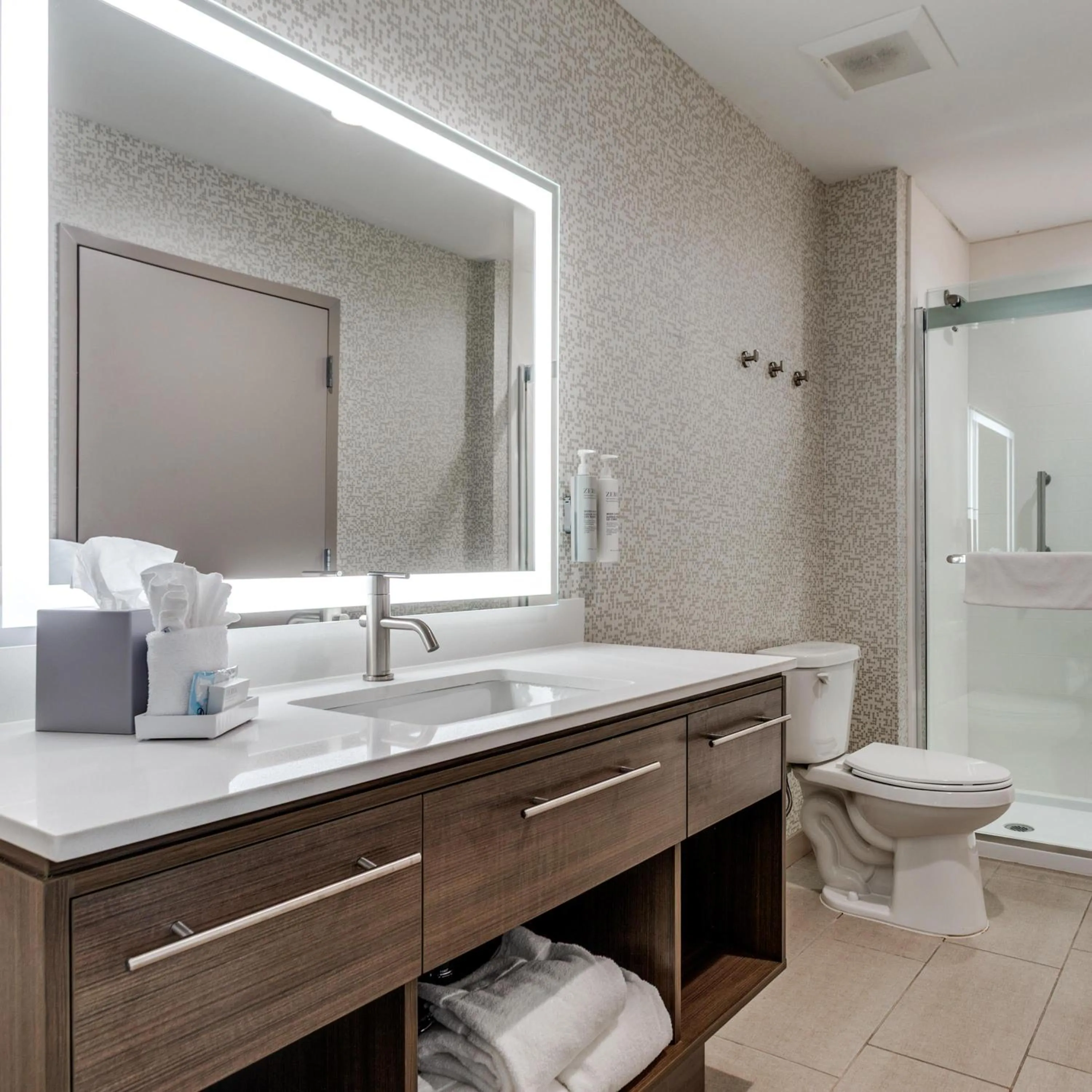 Bathroom in Home2 Suites By Hilton Fort Worth Arlington West