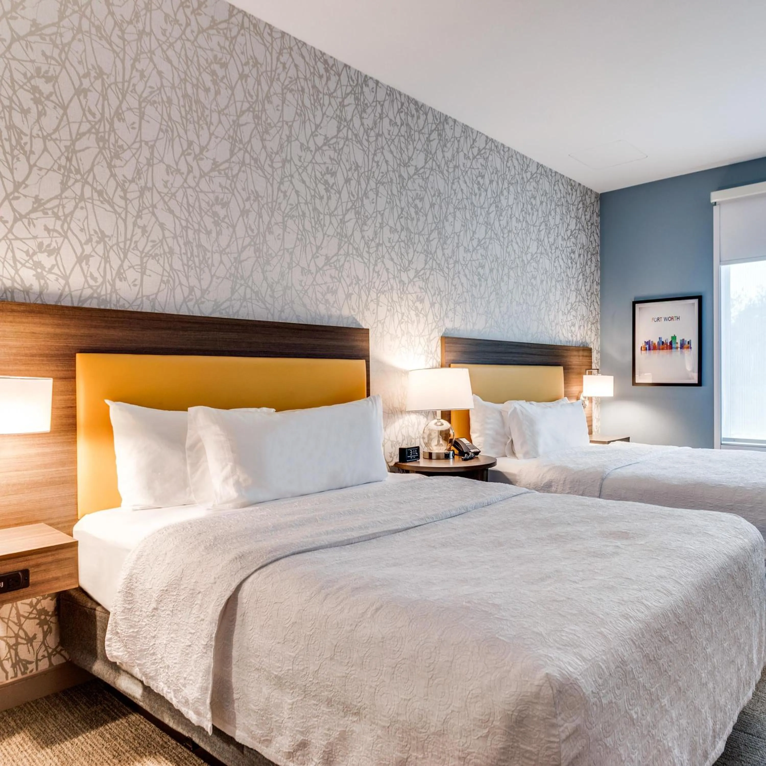Bed in Home2 Suites By Hilton Fort Worth Arlington West