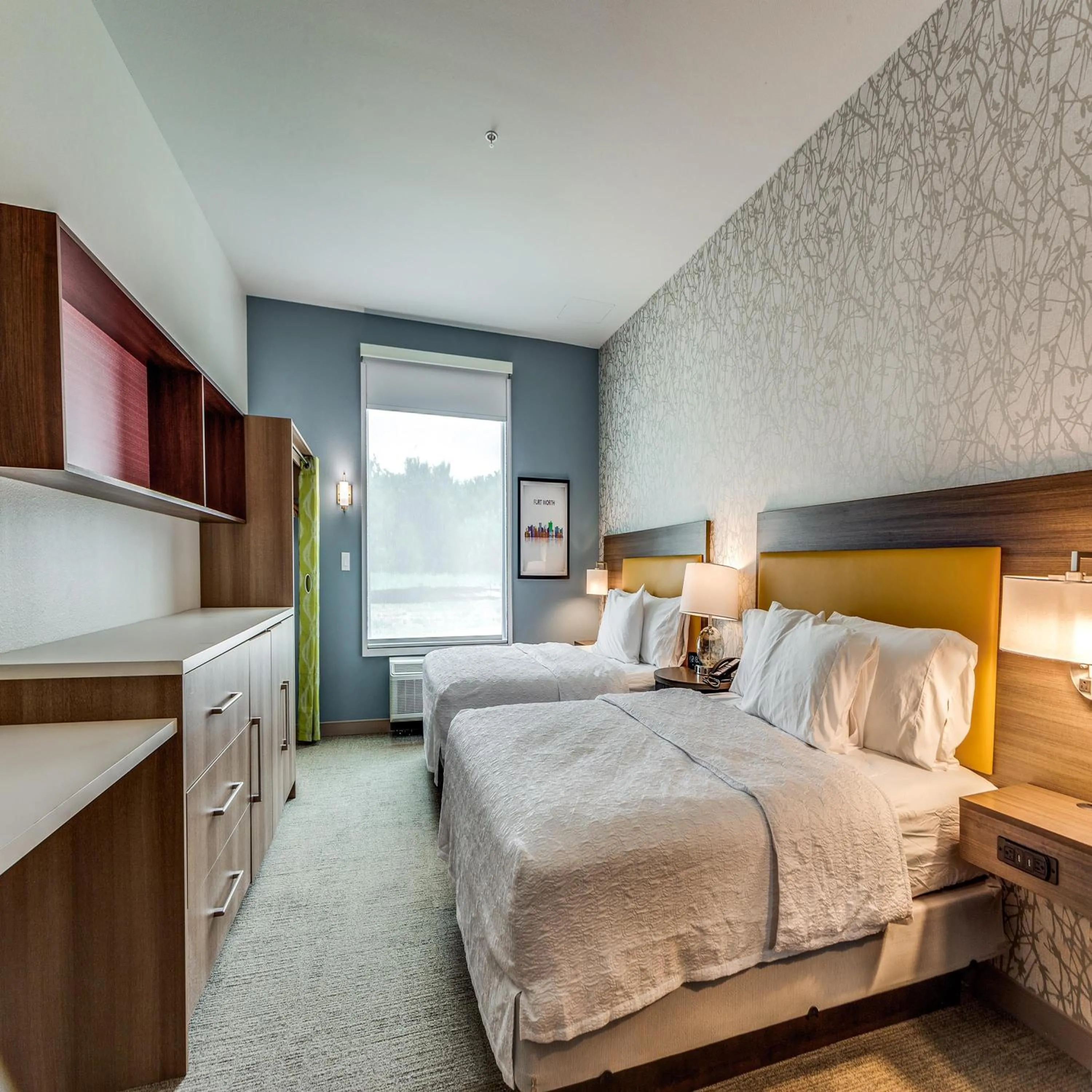 Bed in Home2 Suites By Hilton Fort Worth Arlington West
