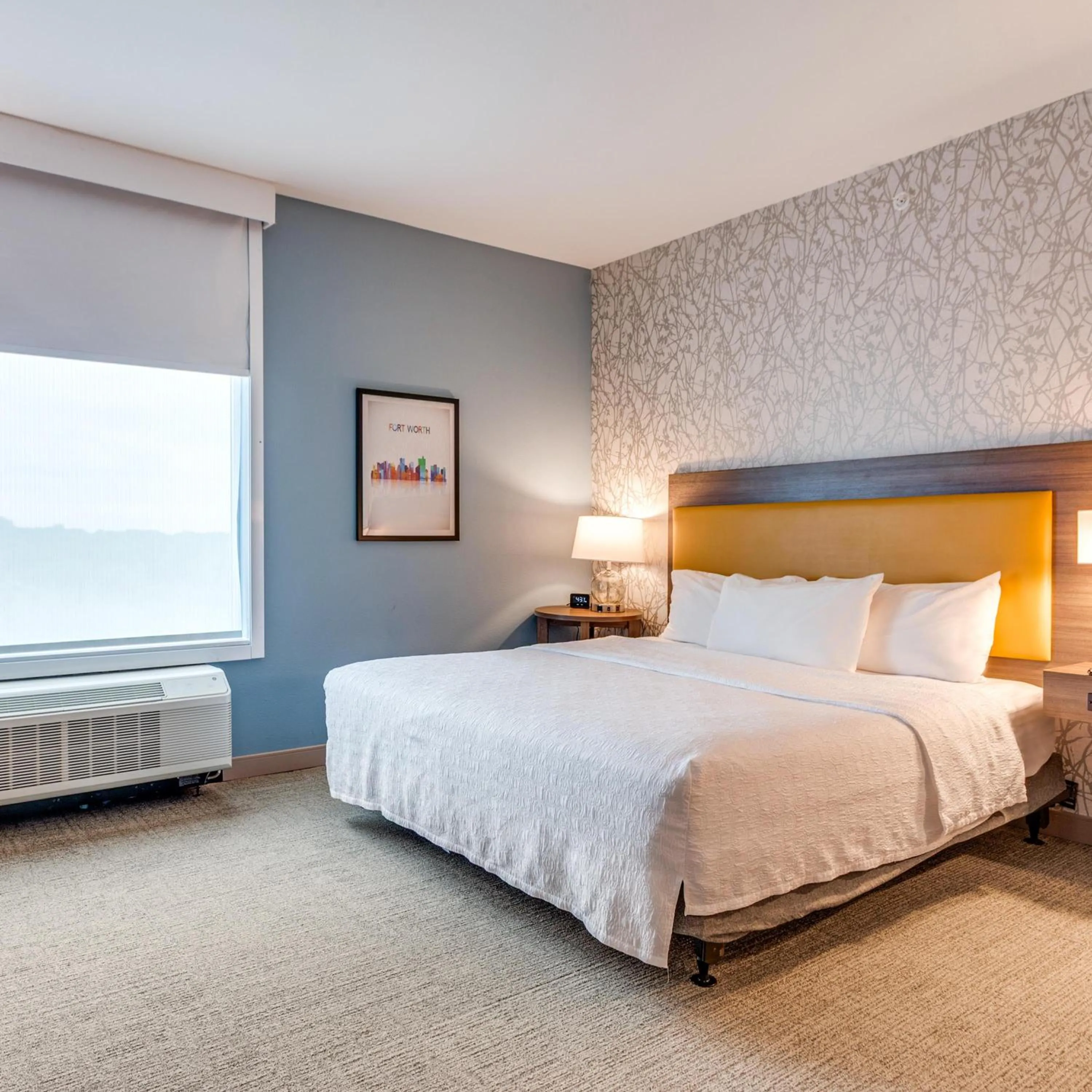 Bed in Home2 Suites By Hilton Fort Worth Arlington West