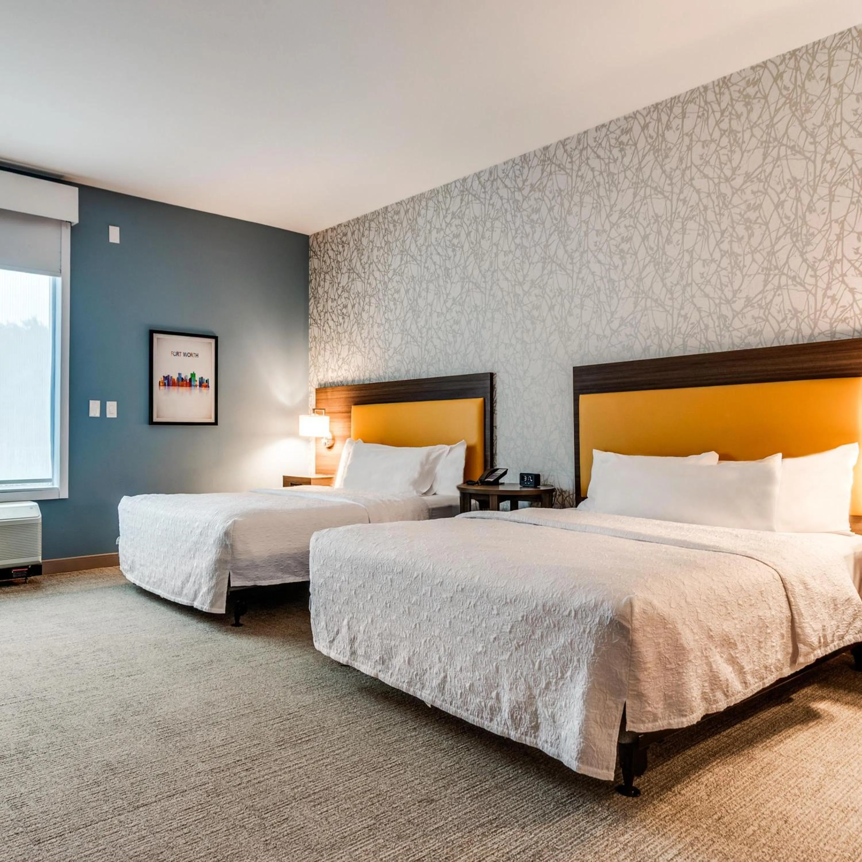 Bed in Home2 Suites By Hilton Fort Worth Arlington West