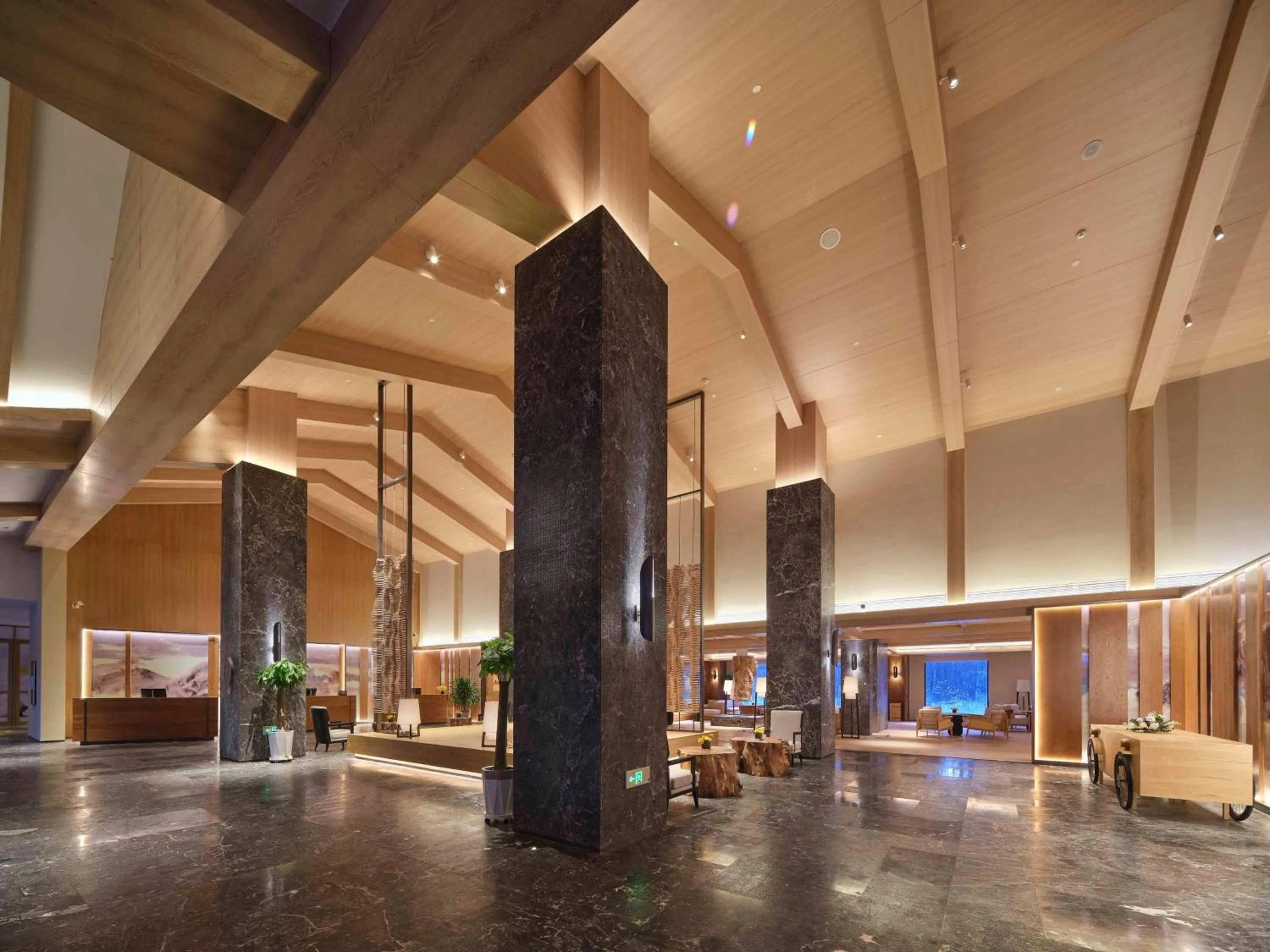 Lobby or reception in DoubleTree by Hilton Changbaishan Hot Spring