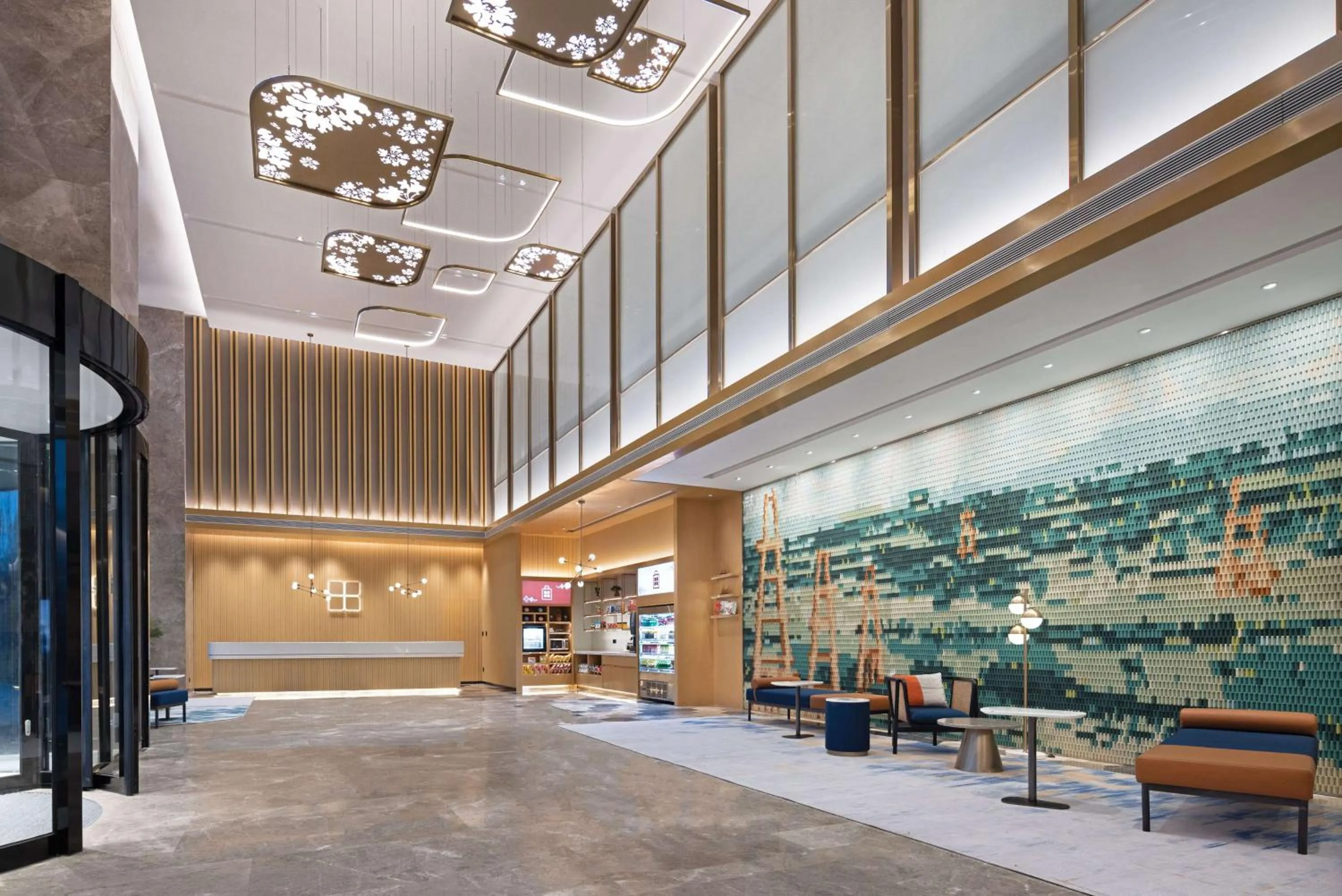 Lobby or reception in Hilton Garden Inn Zigong High-Tech Zone