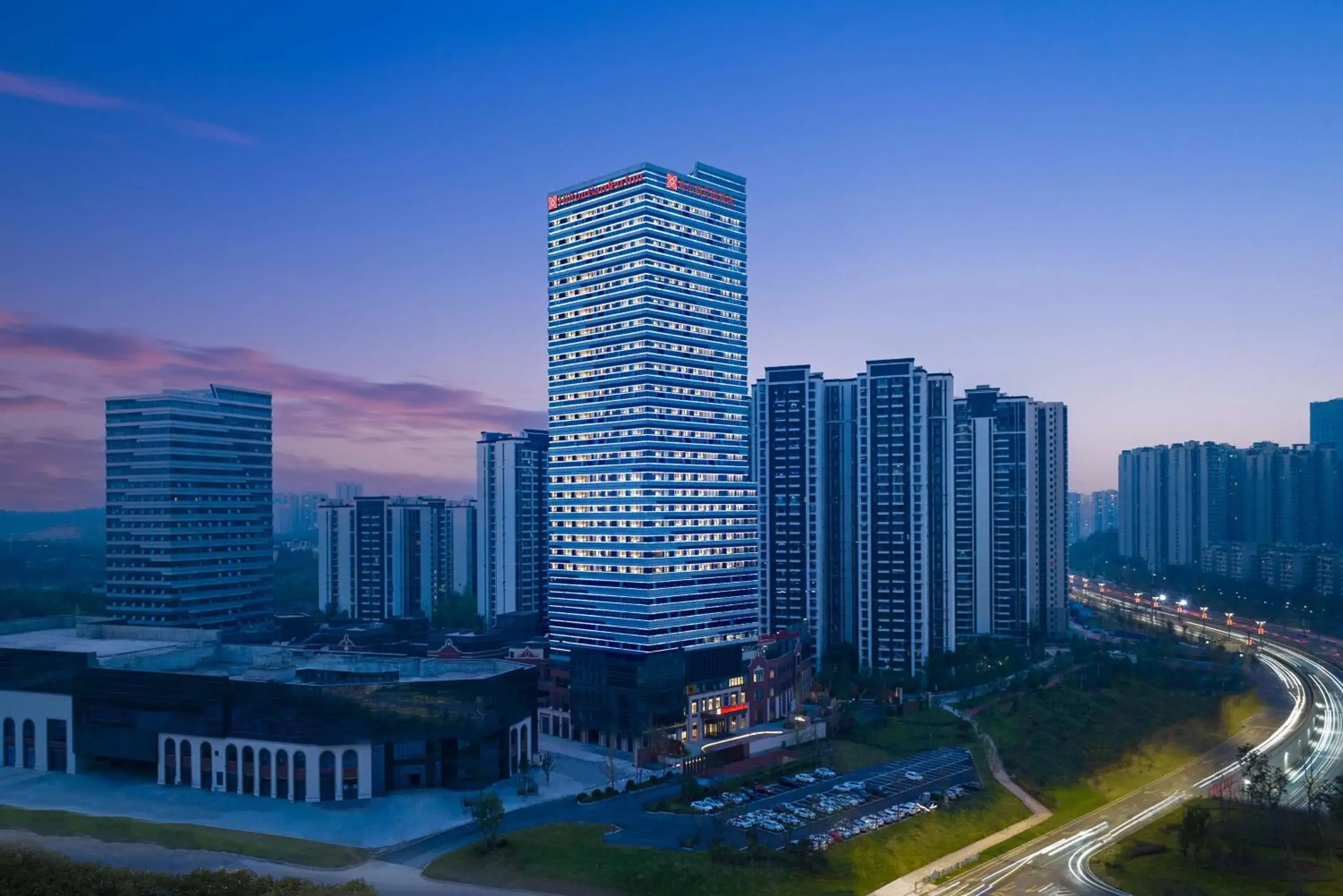 Property building in Hilton Garden Inn Zigong High-Tech Zone Property building in Hilton Garden Inn Zigong High-Tech Zone