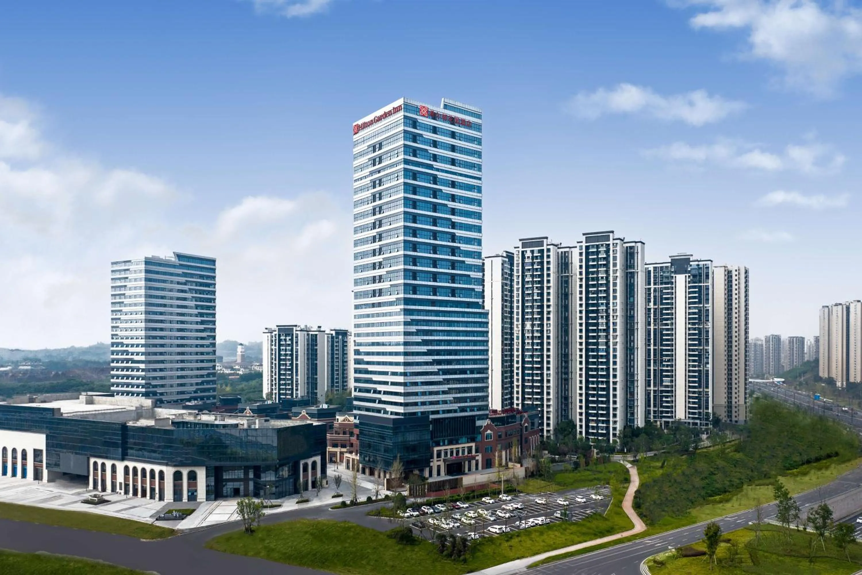 Property building in Hilton Garden Inn Zigong High-Tech Zone