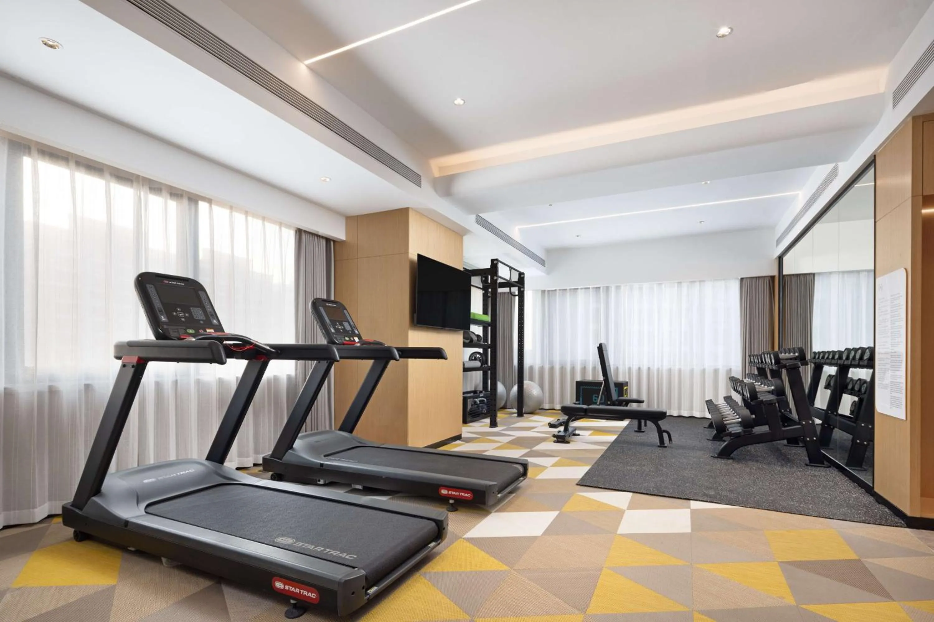 Fitness centre/facilities in Hilton Garden Inn Zigong High-Tech Zone