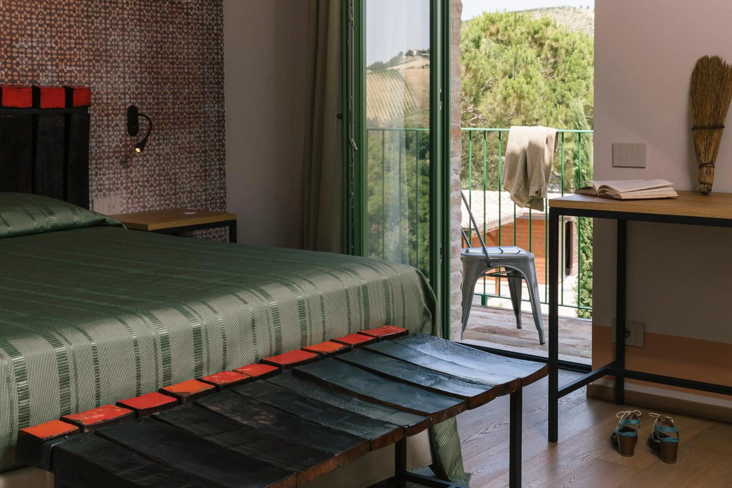 Bed in Relais Cocci Grifoni - Panoramic Wine Resort