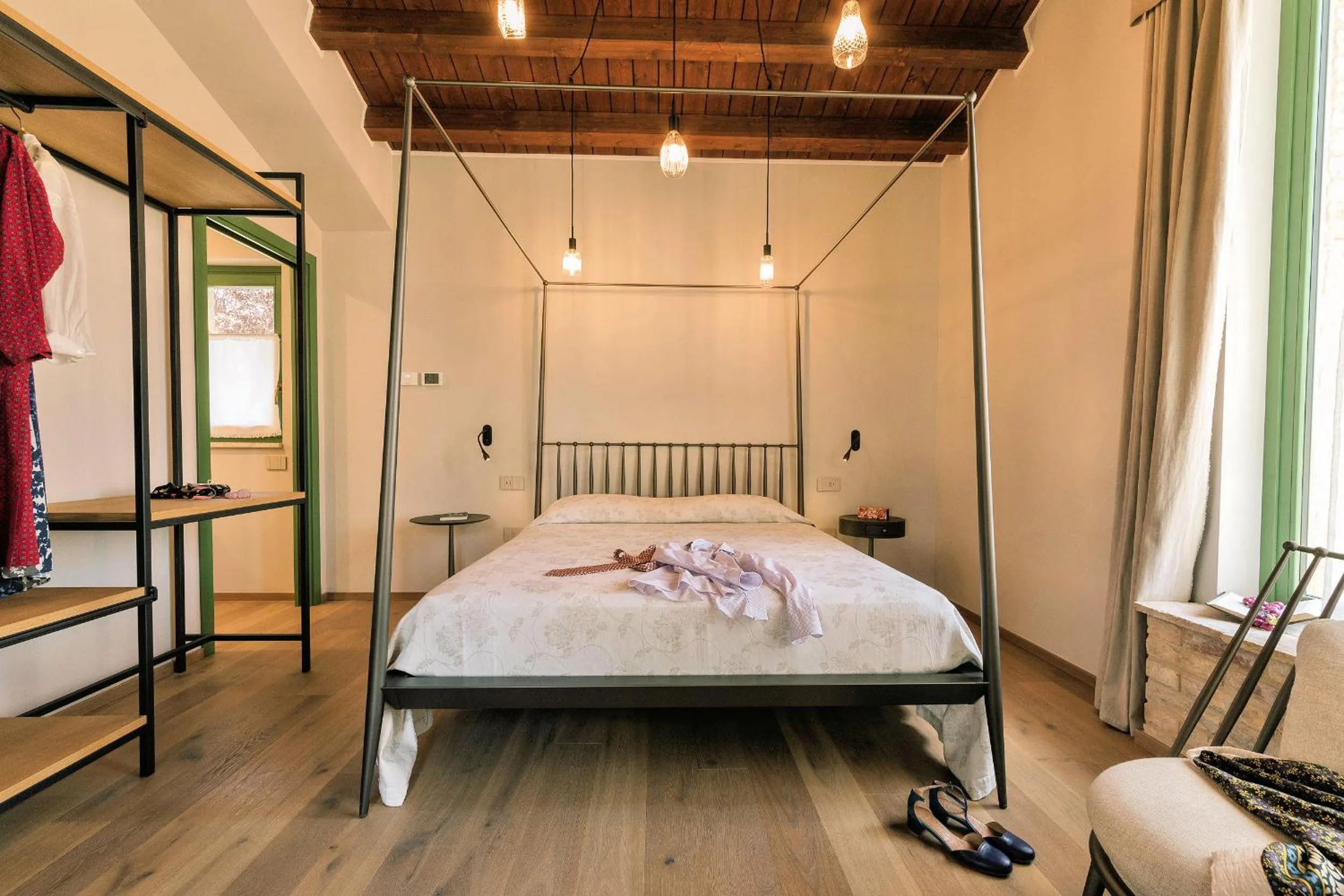 Bed in Relais Cocci Grifoni - Panoramic Wine Resort