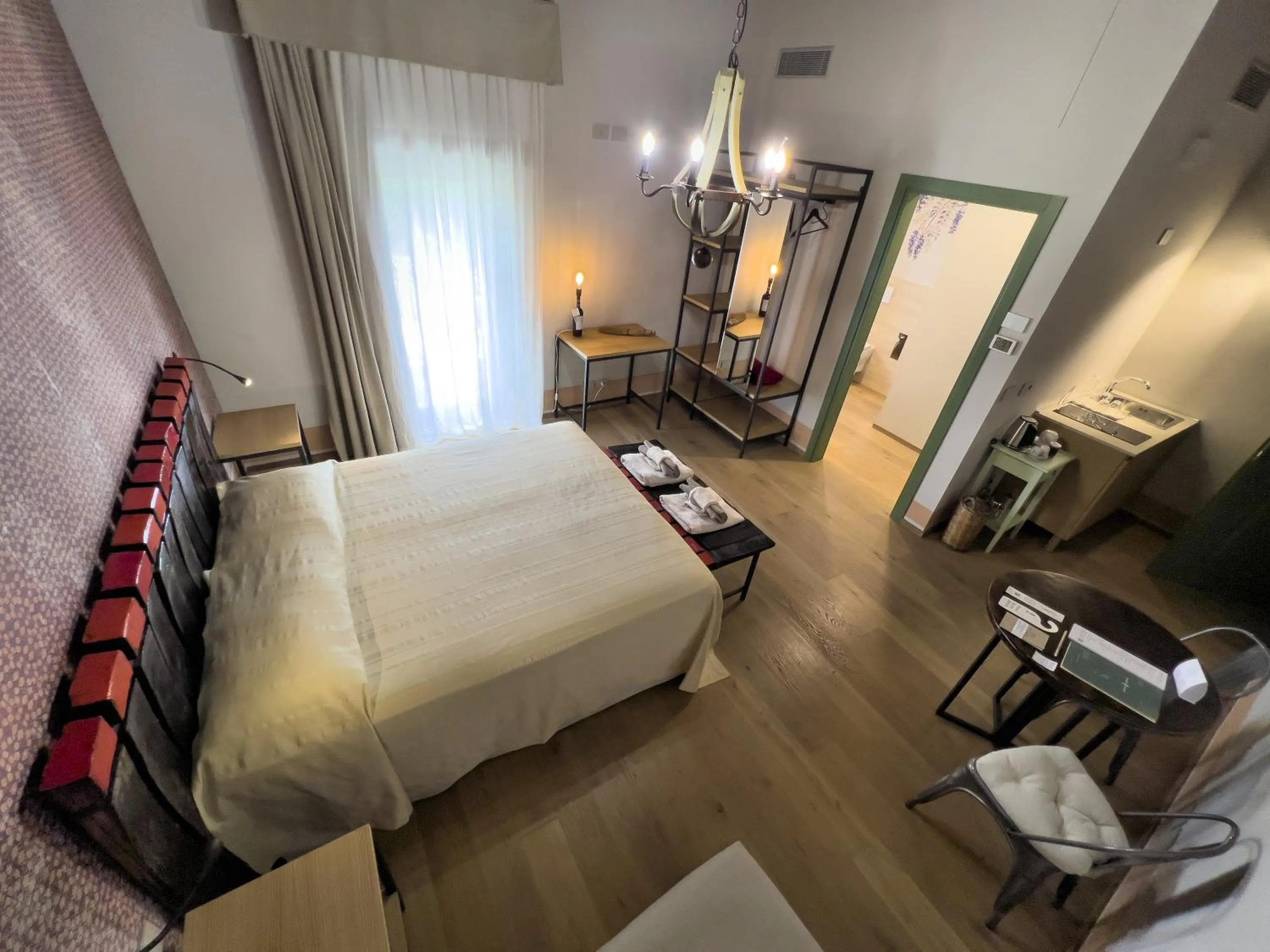 Bed in Relais Cocci Grifoni - Panoramic Wine Resort