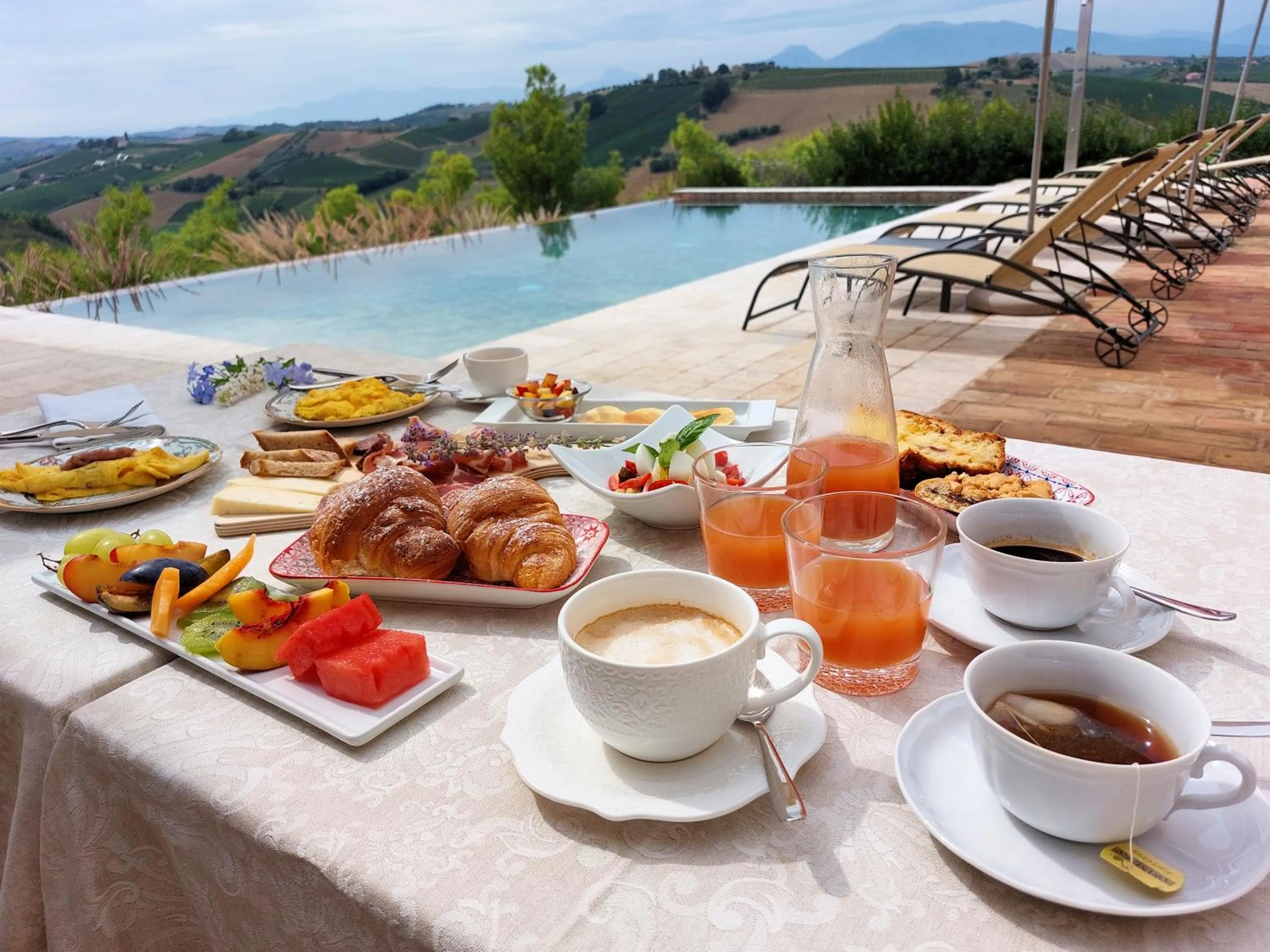 Breakfast in Relais Cocci Grifoni - Panoramic Wine Resort