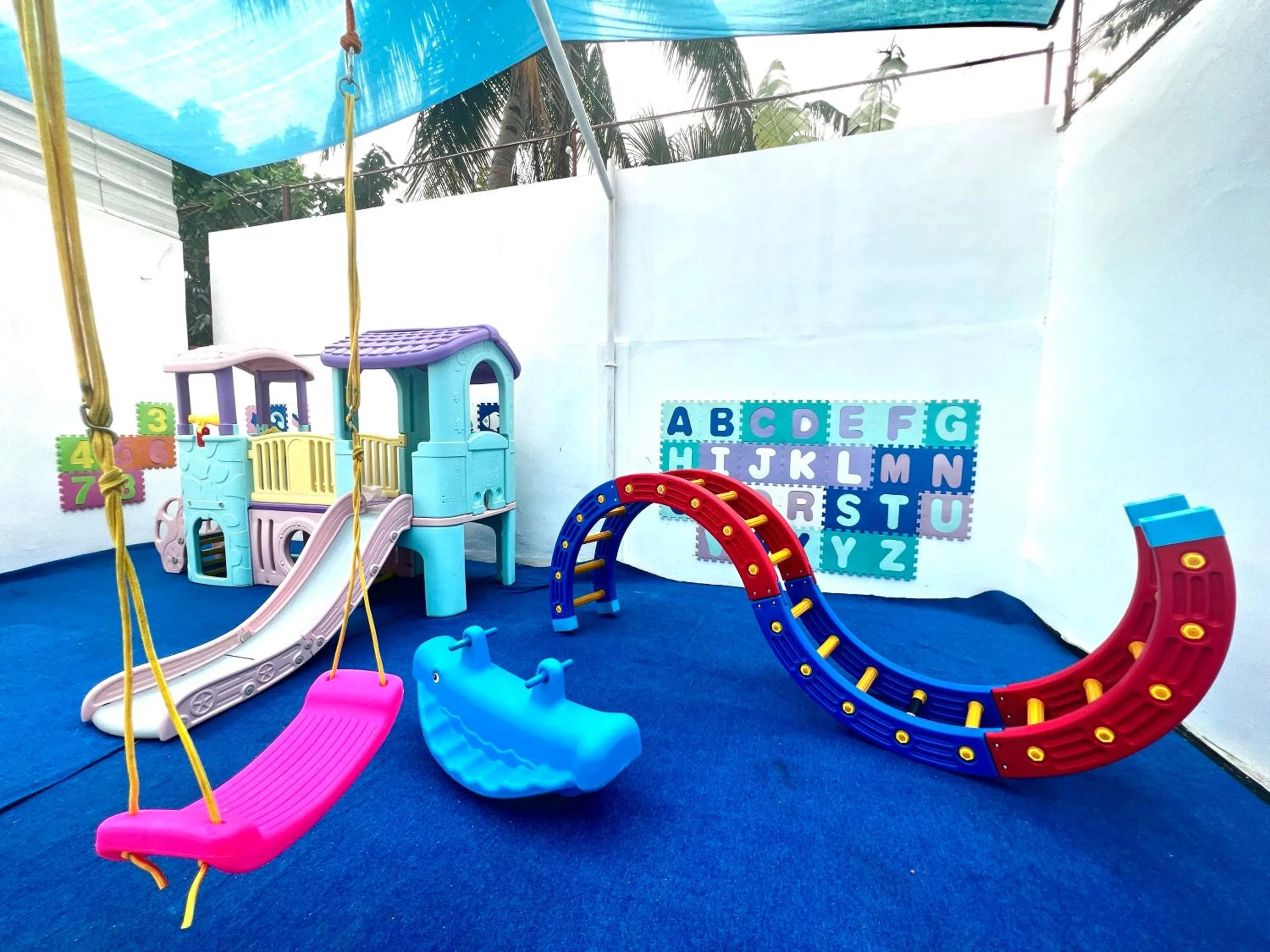 Children play ground in Issa's Haven Resort