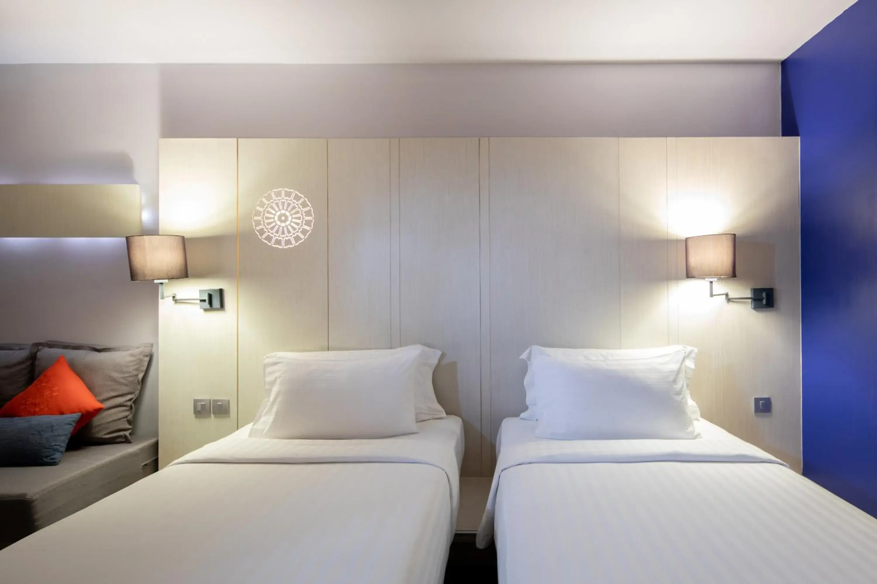 Bed in The Yama Hotel Phuket Bed in The Yama Hotel Phuket