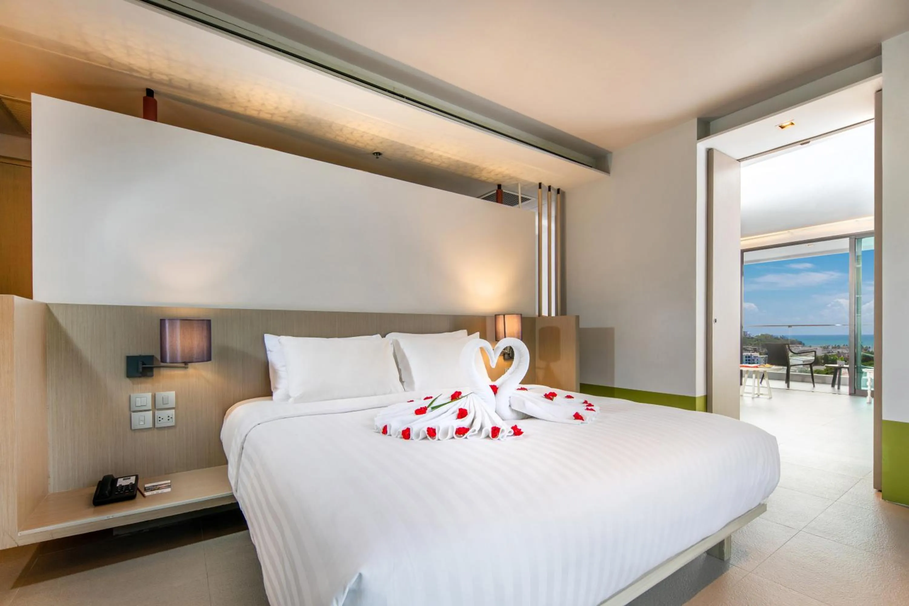 Bedroom, Bed in The Yama Hotel Phuket