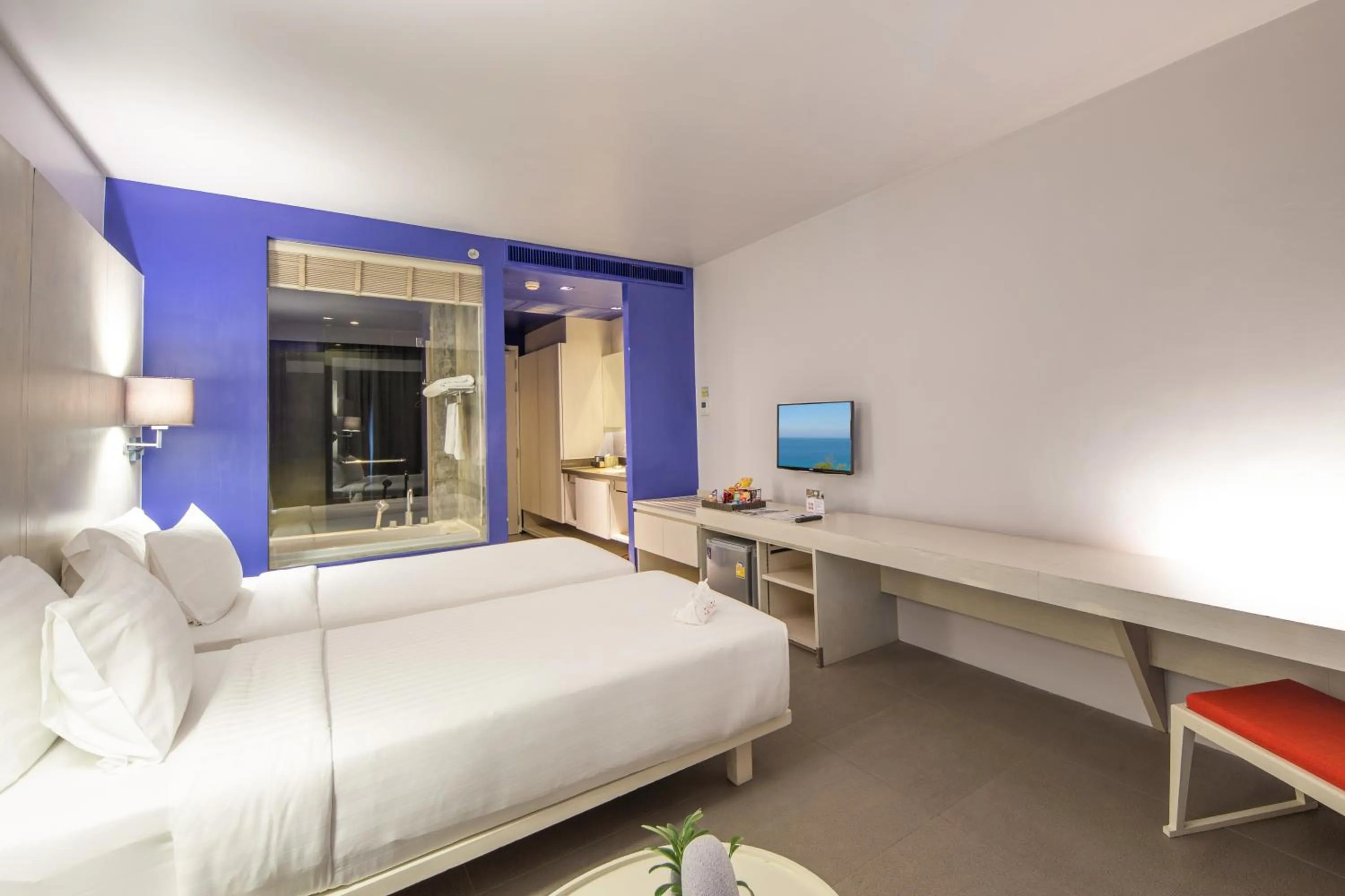 Bed in The Yama Hotel Phuket