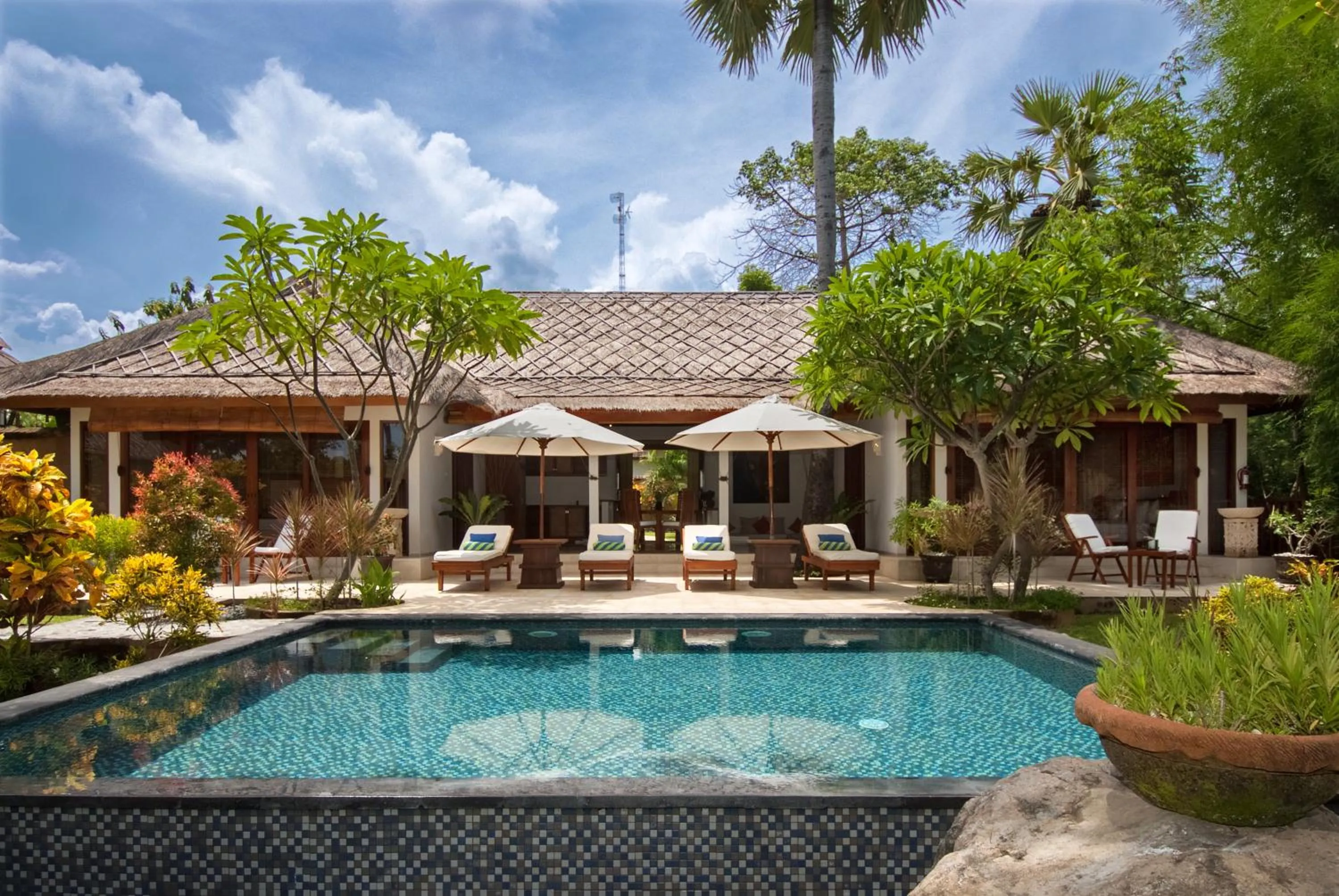 Property building in Siddhartha Oceanfront Resort & Spa Bali