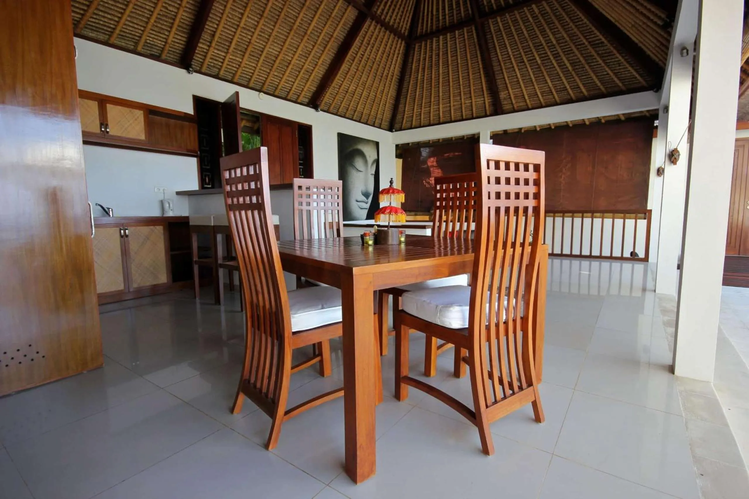 Dining area in Siddhartha Oceanfront Resort & Spa Bali