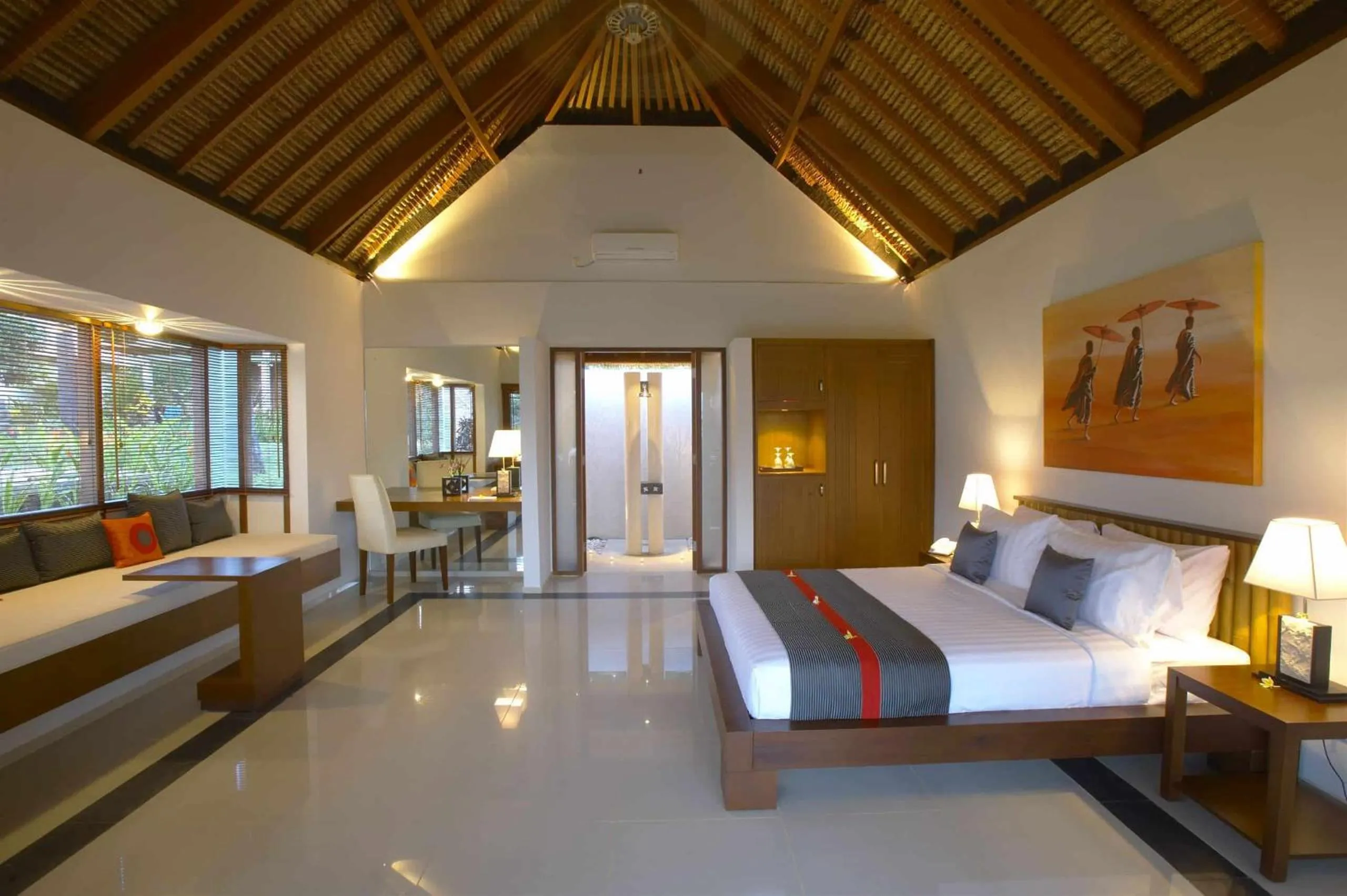 Photo of the whole room, Bed in Siddhartha Oceanfront Resort & Spa Bali