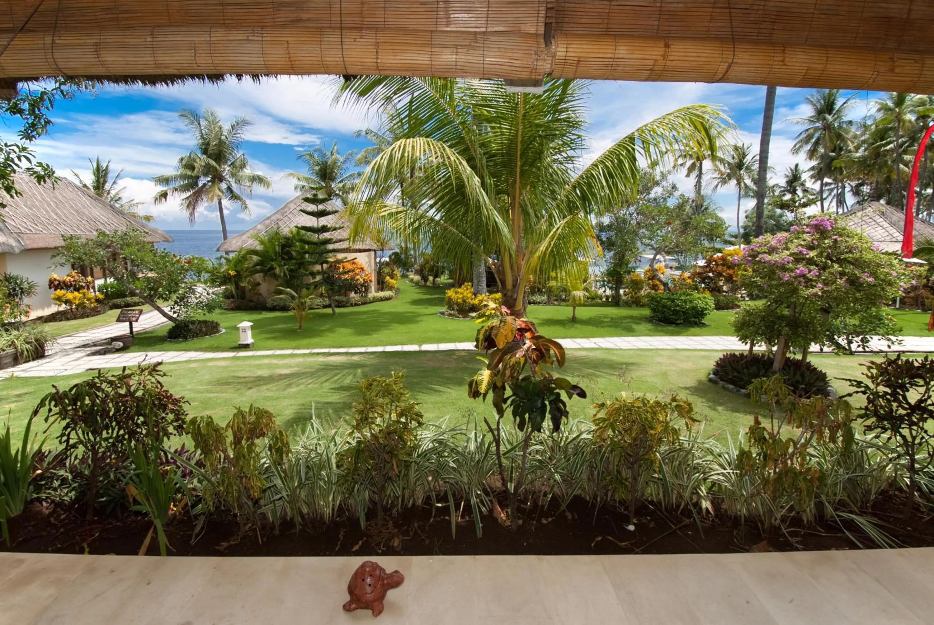 Garden view in Siddhartha Oceanfront Resort & Spa Bali