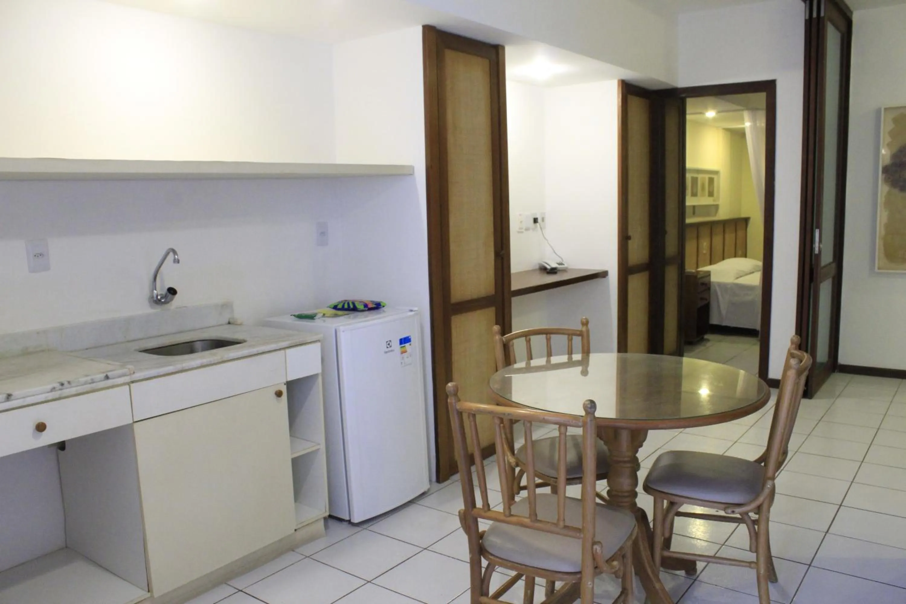 Kitchen or kitchenette in Sunbrazil Hotel - Antigo Hotel Terra Brasilis
