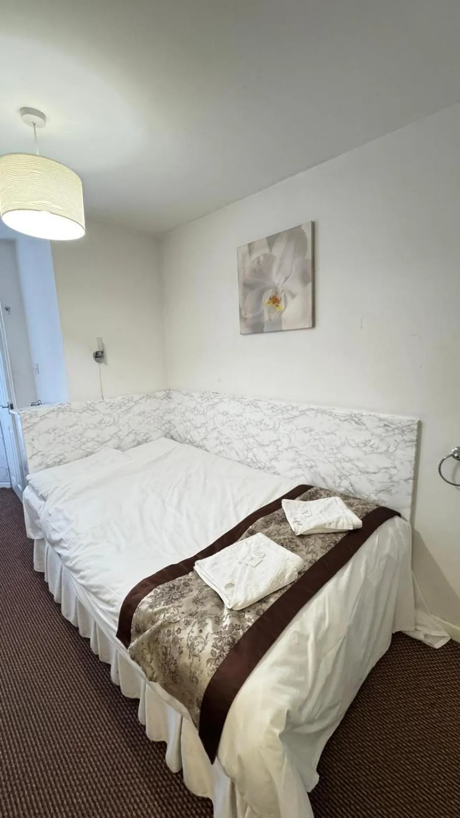 Bed in Earls Court Hotel