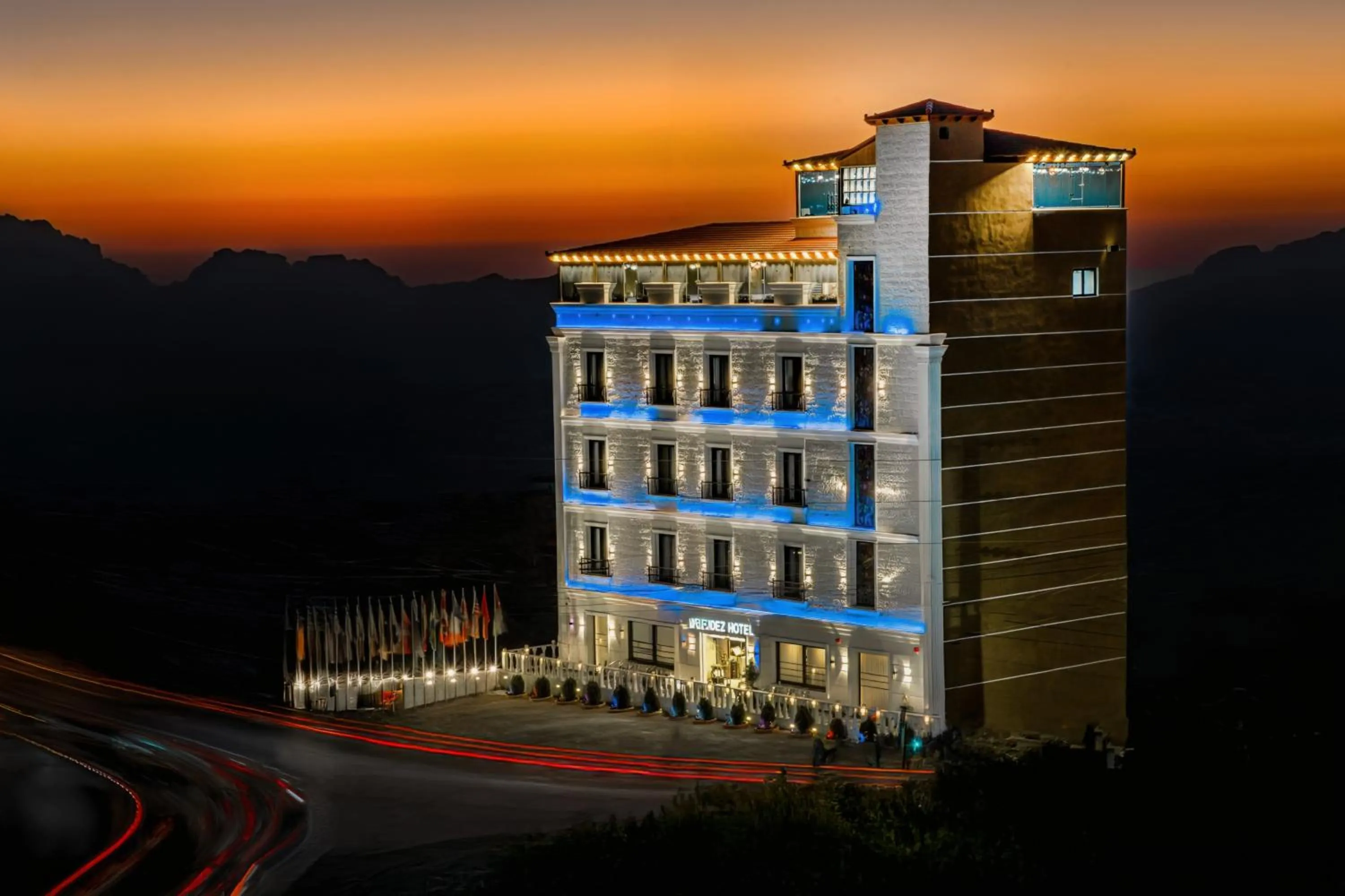 Property building in Petra Bermudez Hotel