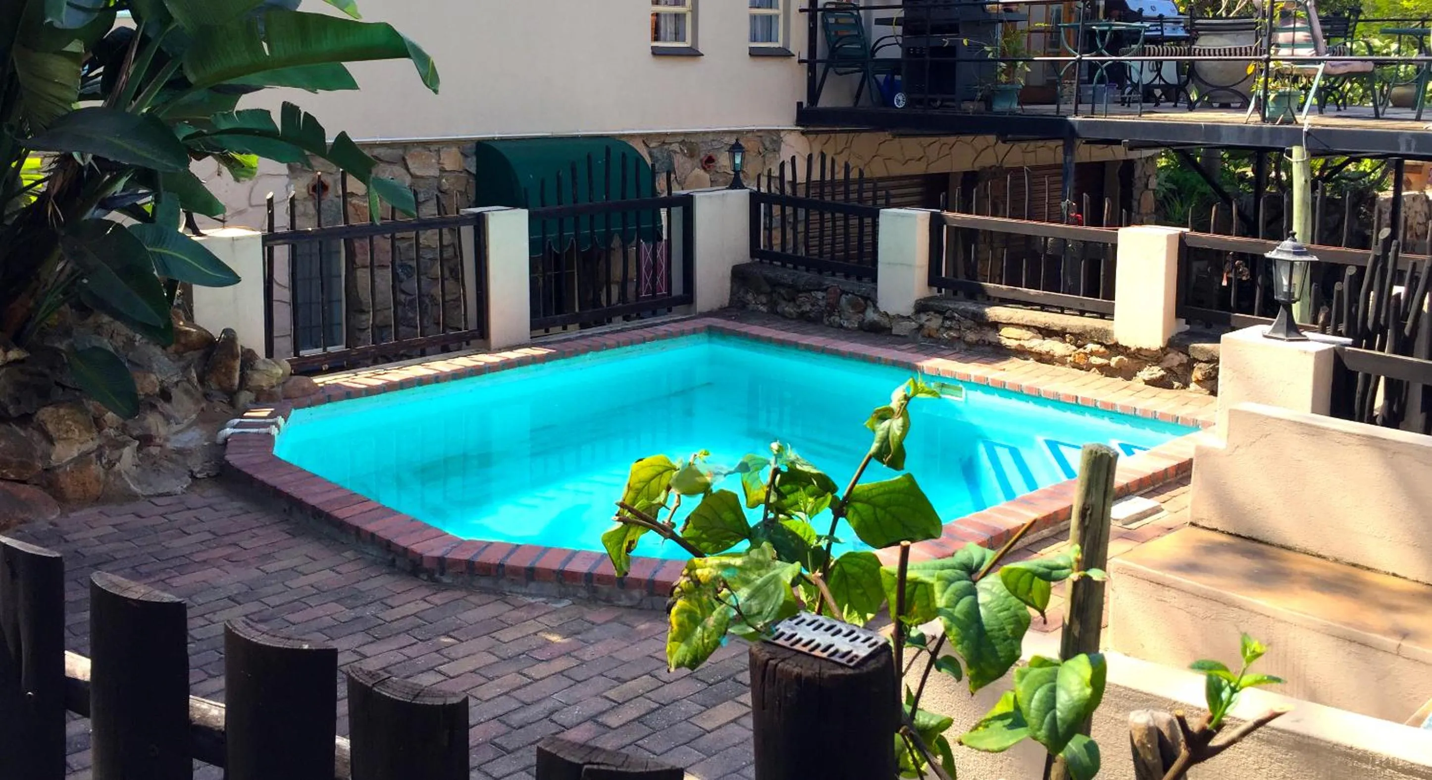 Swimming pool in Sheba Rock Guesthouse