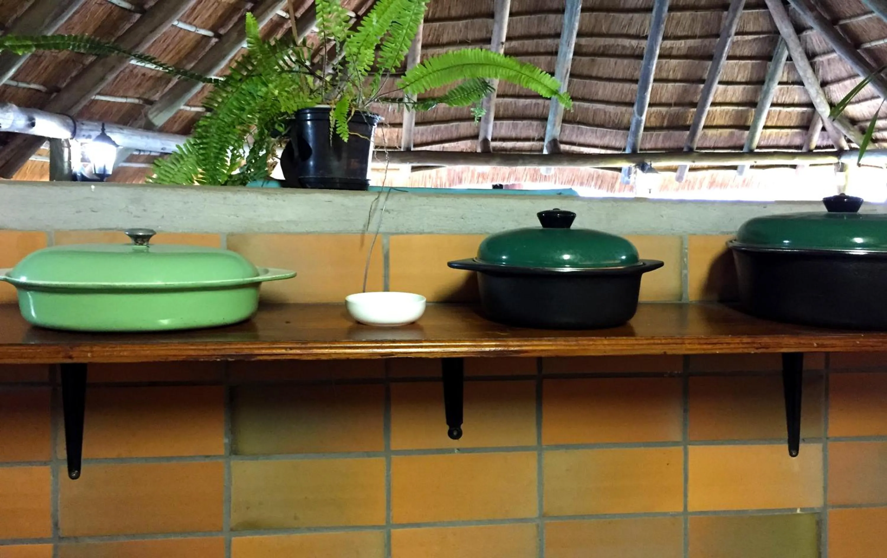 Communal kitchen in Sheba Rock Guesthouse