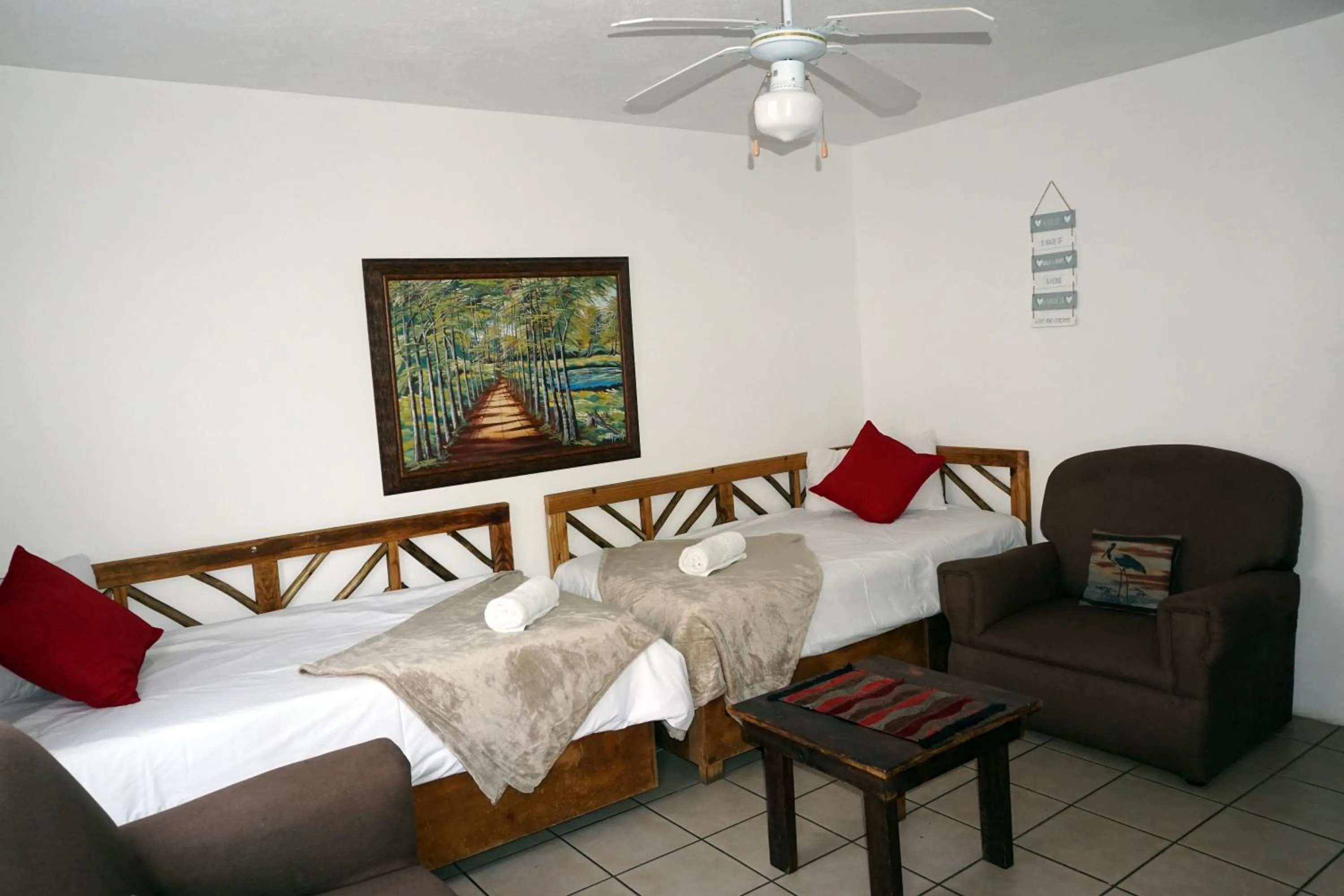 Bed in Sheba Rock Guesthouse