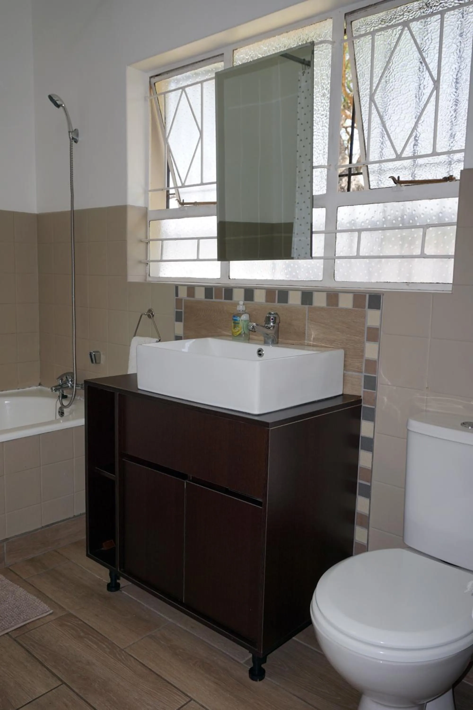 Shower in Sheba Rock Guesthouse