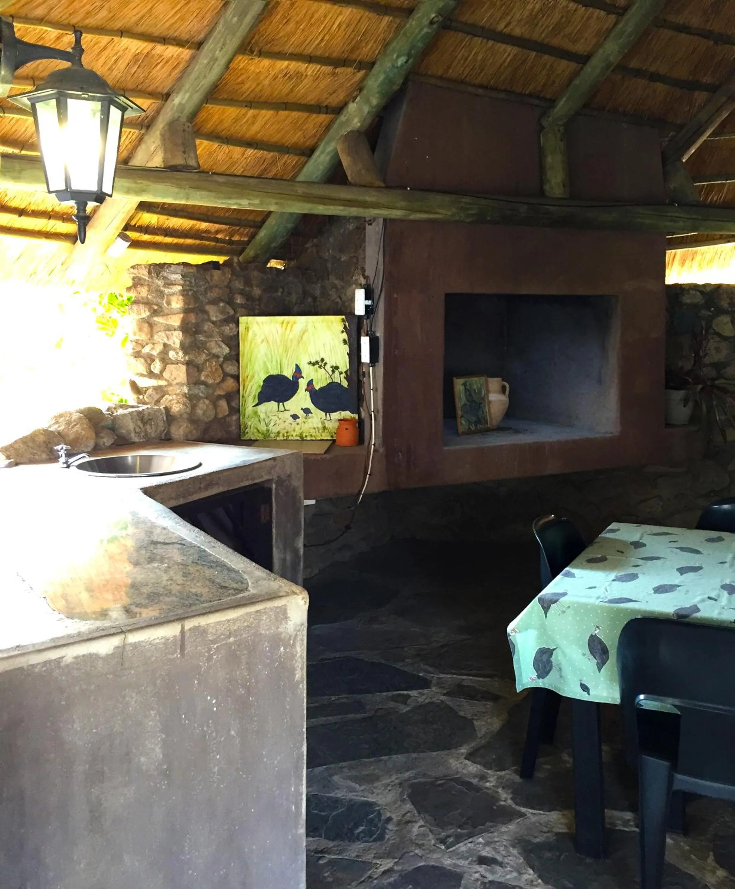 Communal lounge/ TV room in Sheba Rock Guesthouse