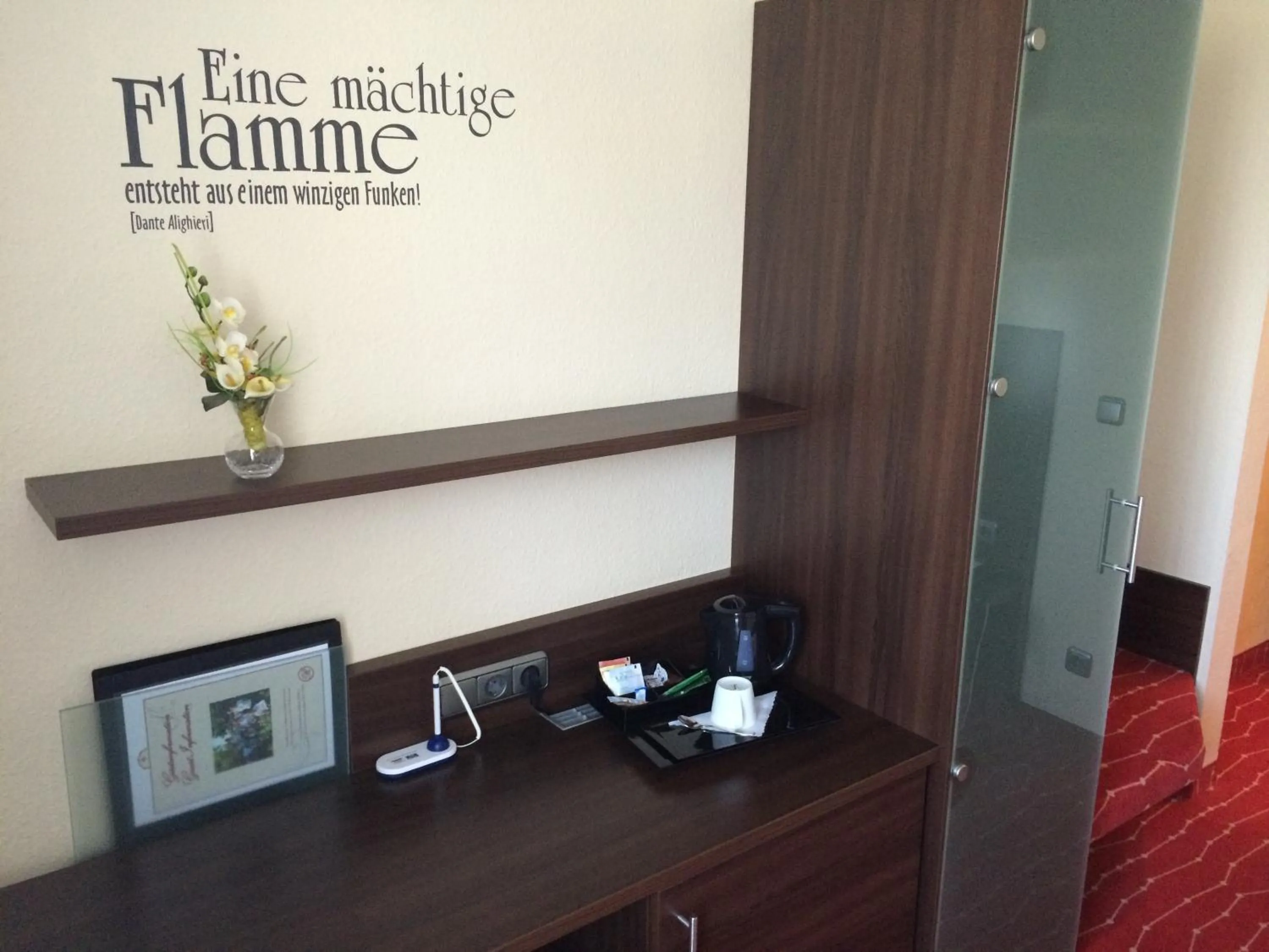 Decorative detail in Hotel Zum Rosengarten